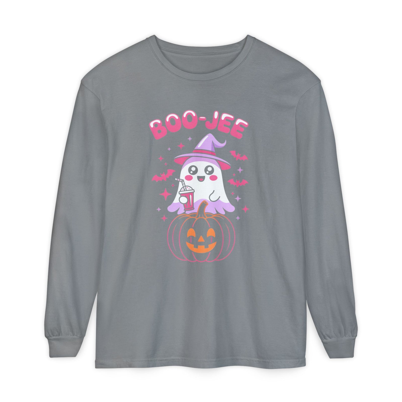 Halloween Ghost Long Sleeve Tee