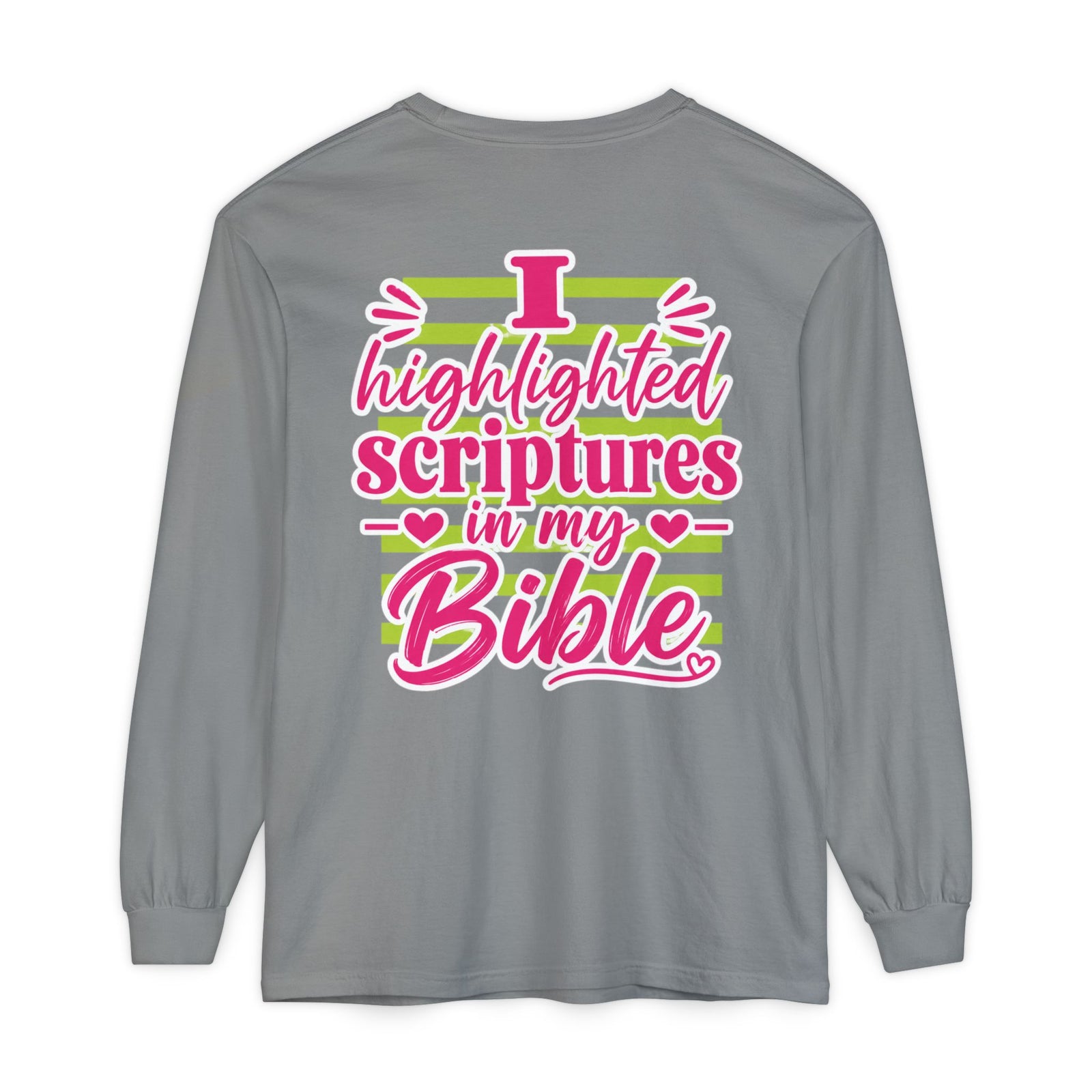 Unisex Garment-dyed Long Sleeve T-Shirt