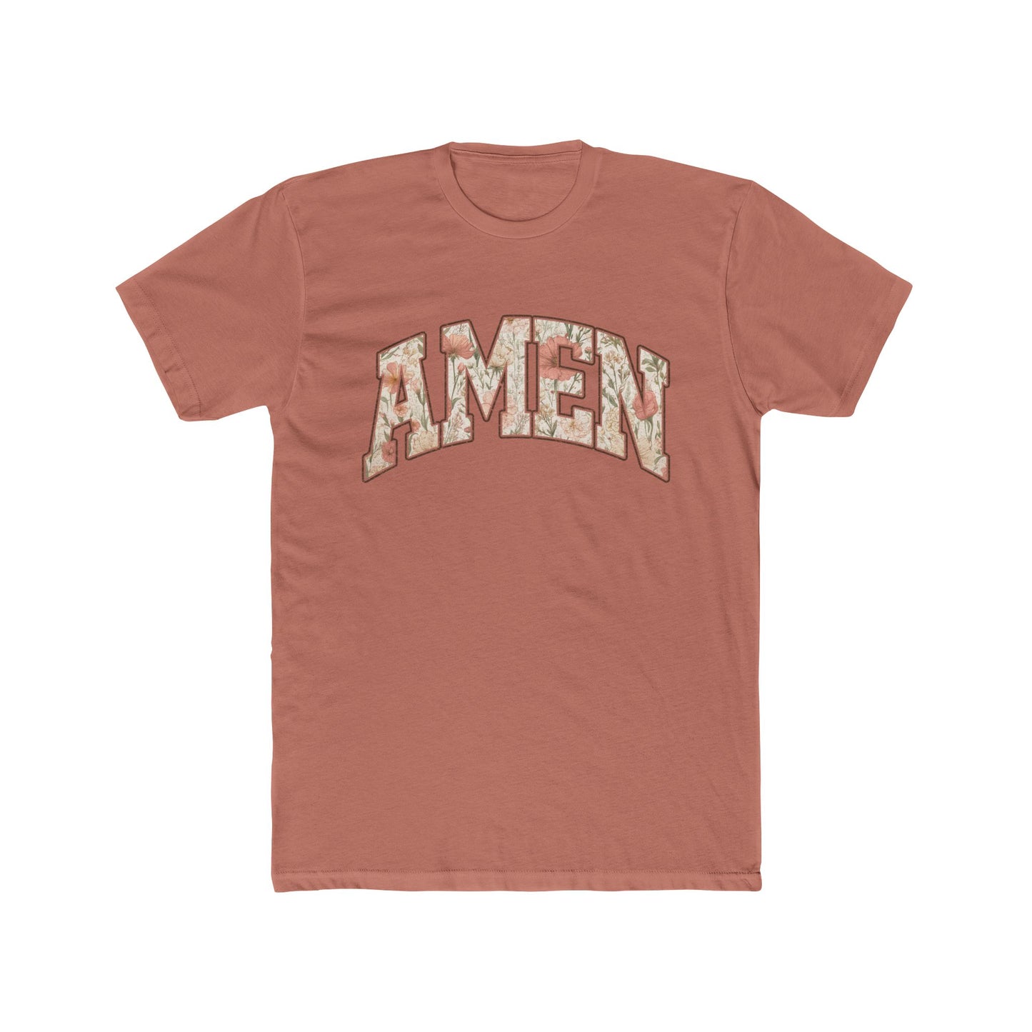 Amen Floral T-Shirt — Vintage Floral "AMEN" Graphic Tee