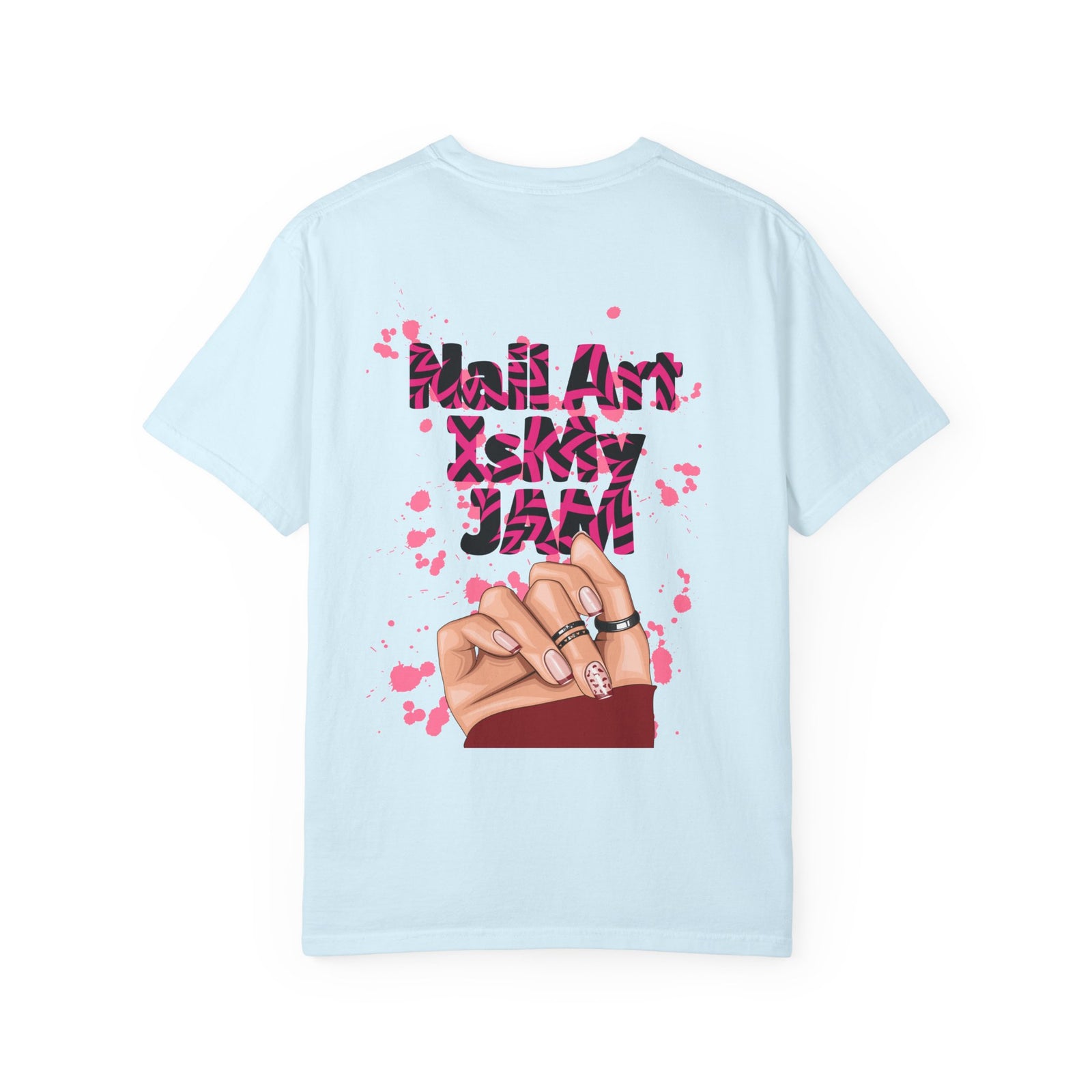 Nail Art Jersey T-Shirt — Graphic Nail Salon Design