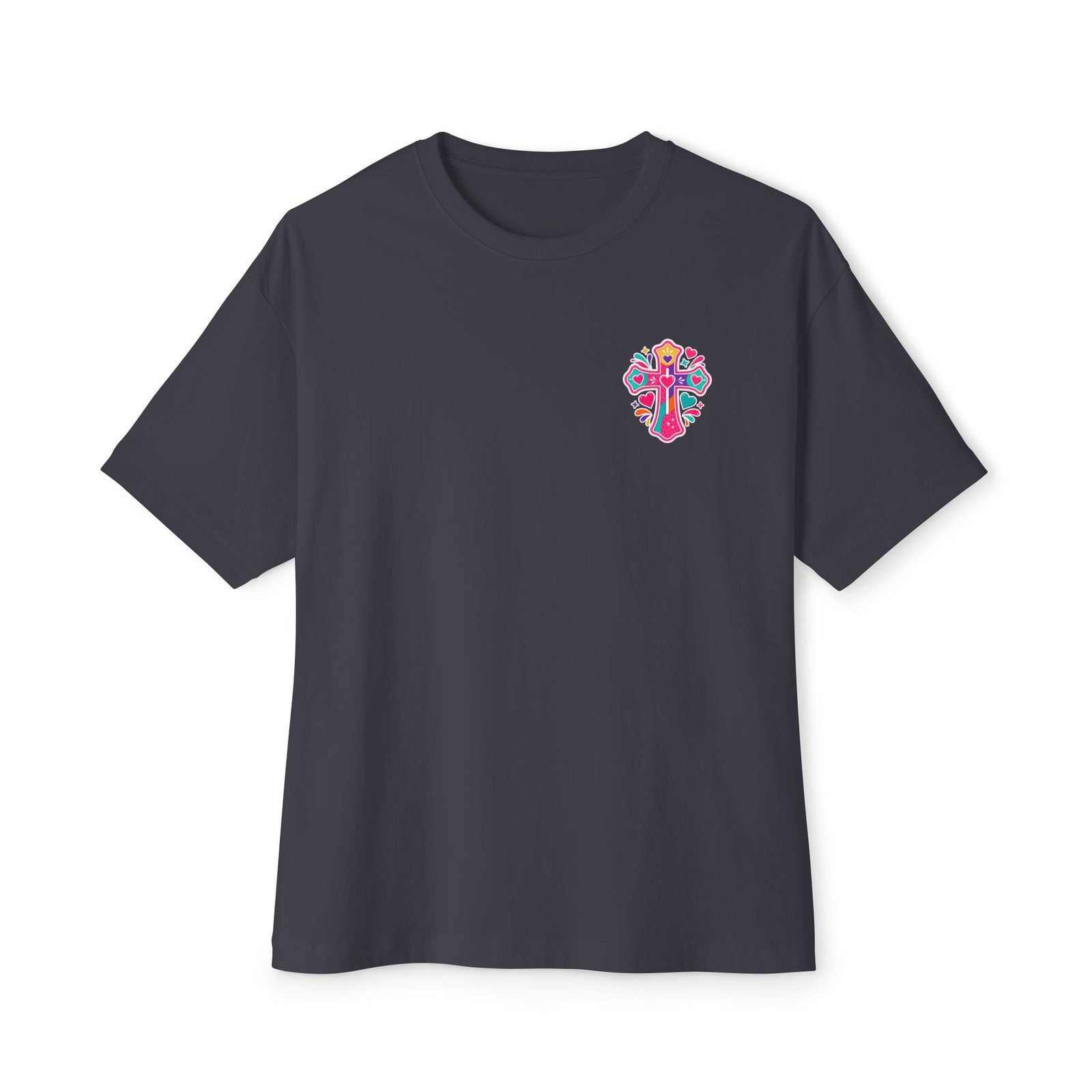 Church Praise T-Shirt — "I’m the One on the Front Row at Church" Colorful Worship Tee
