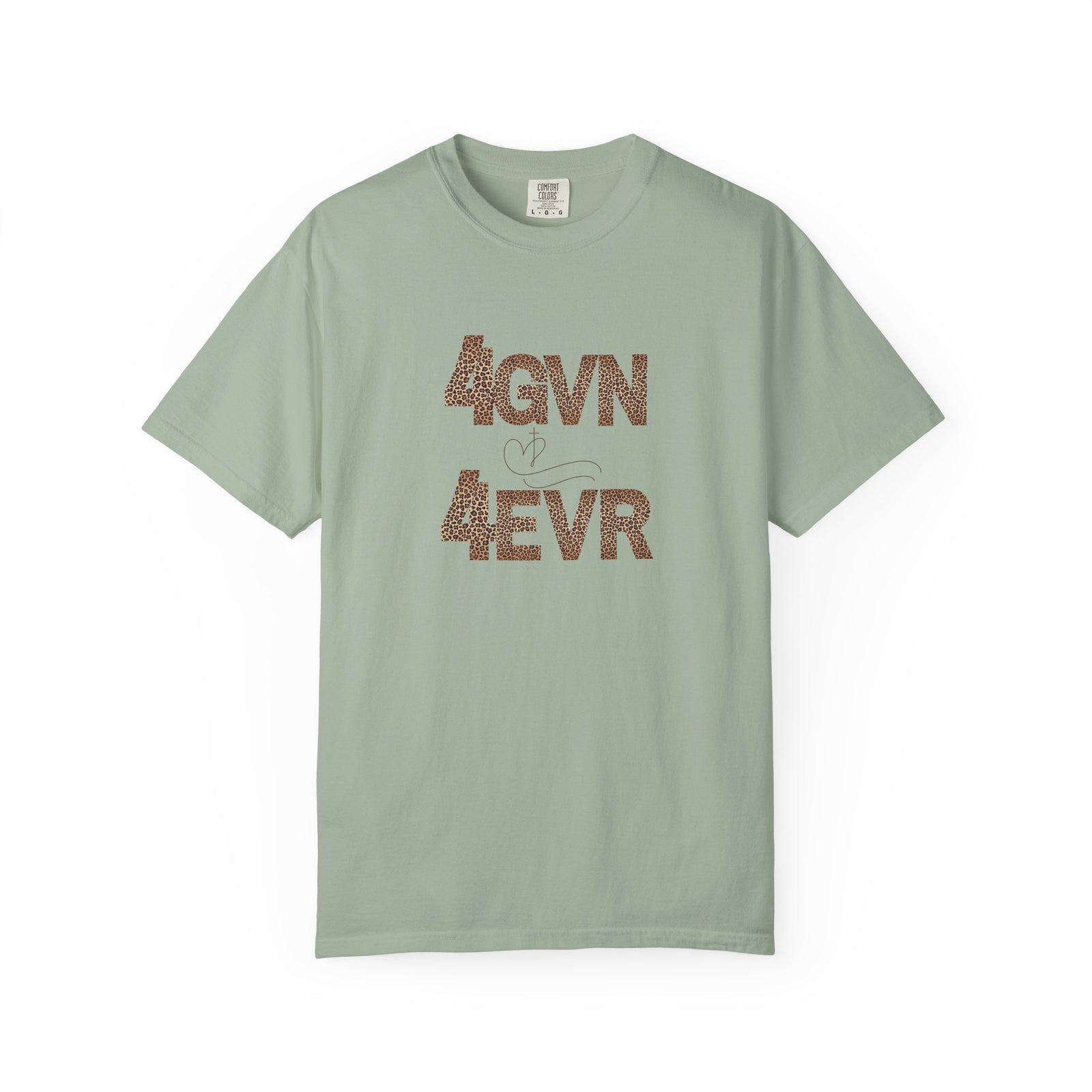 T-Shirt — 4GVN 4EVR Block Letter Graphic Tee