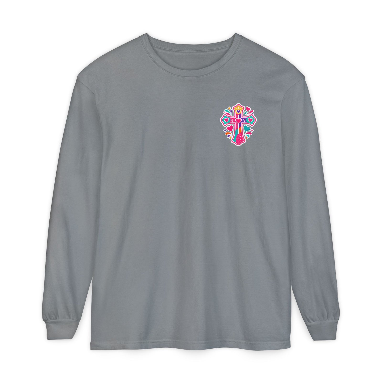 Unisex Garment-dyed Long Sleeve T-Shirt