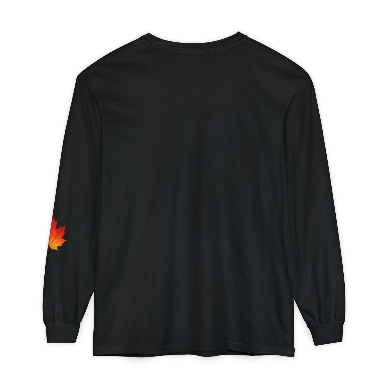 Halloween Pumpkin Long Sleeve Tee — Colorful Jack-O'-Lantern Graphic