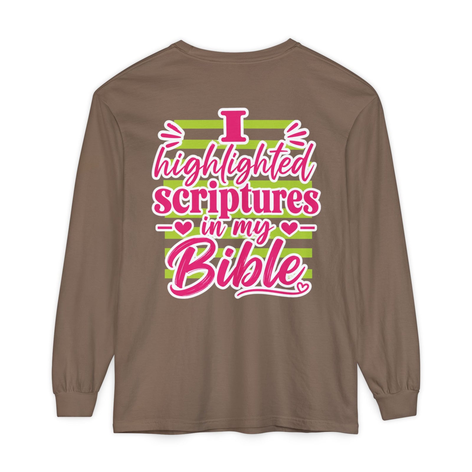 Unisex Garment-dyed Long Sleeve T-Shirt