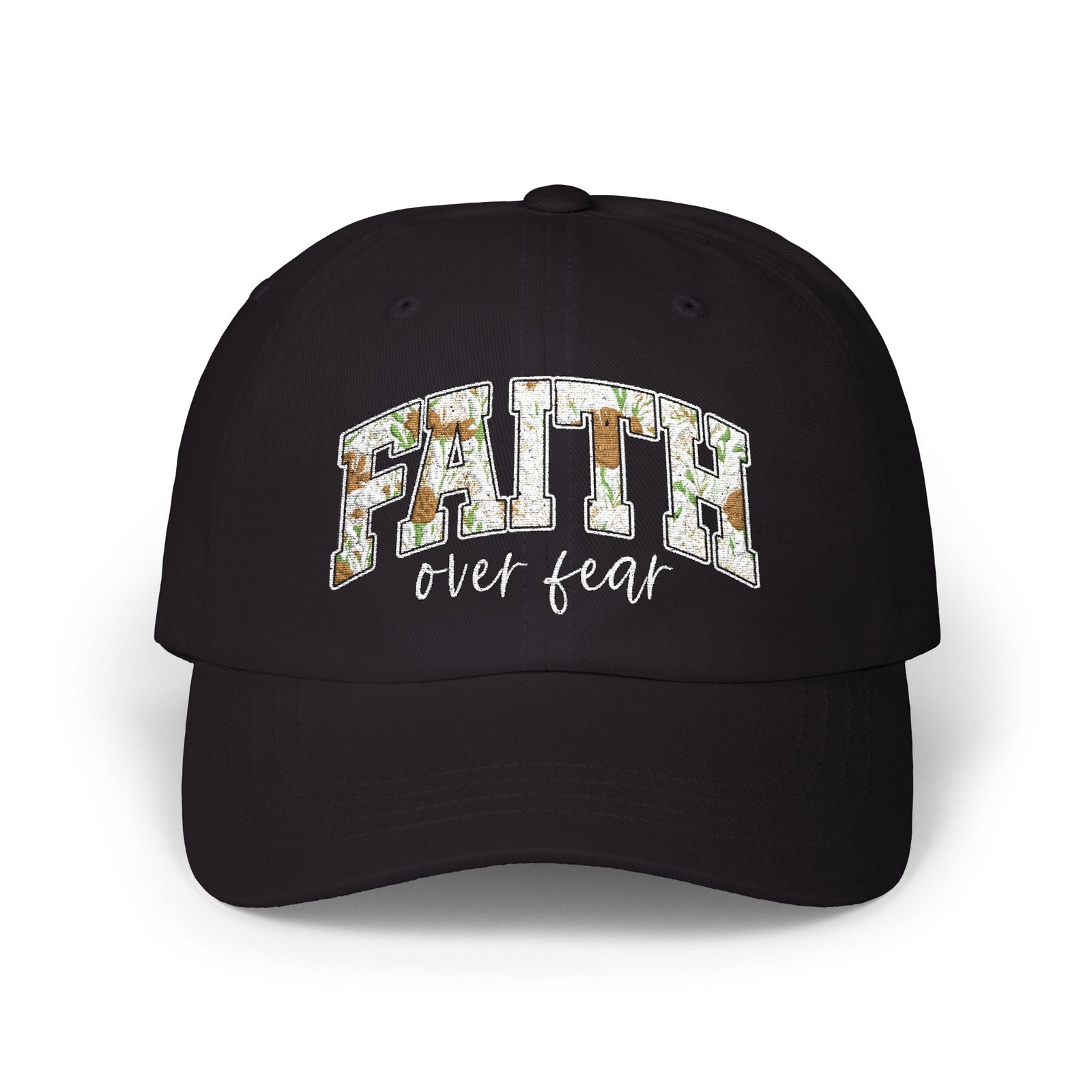 Dad Cap — Faith Over Fear Embroidered Baseball Hat