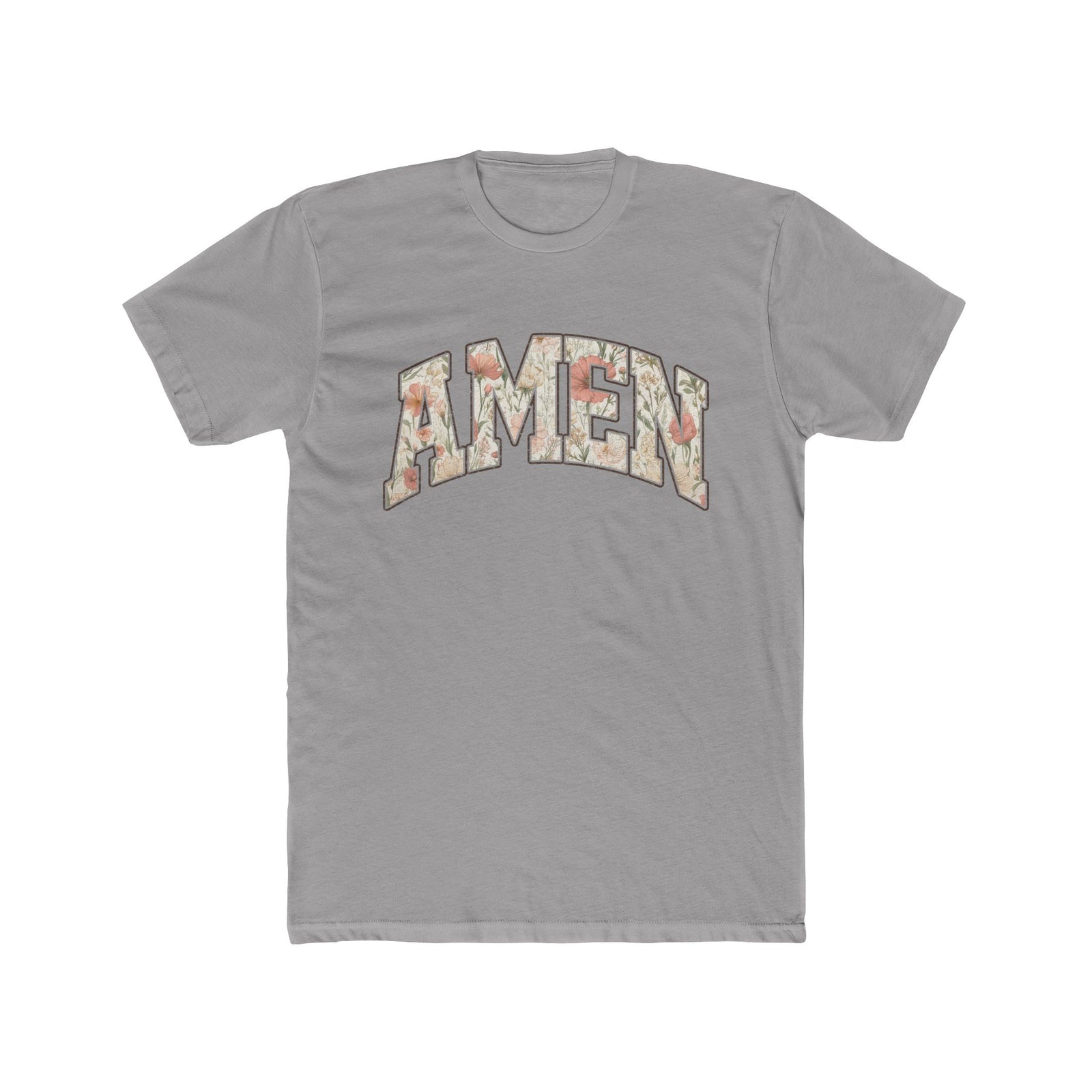Amen Floral T-Shirt — Vintage Floral "AMEN" Graphic Tee