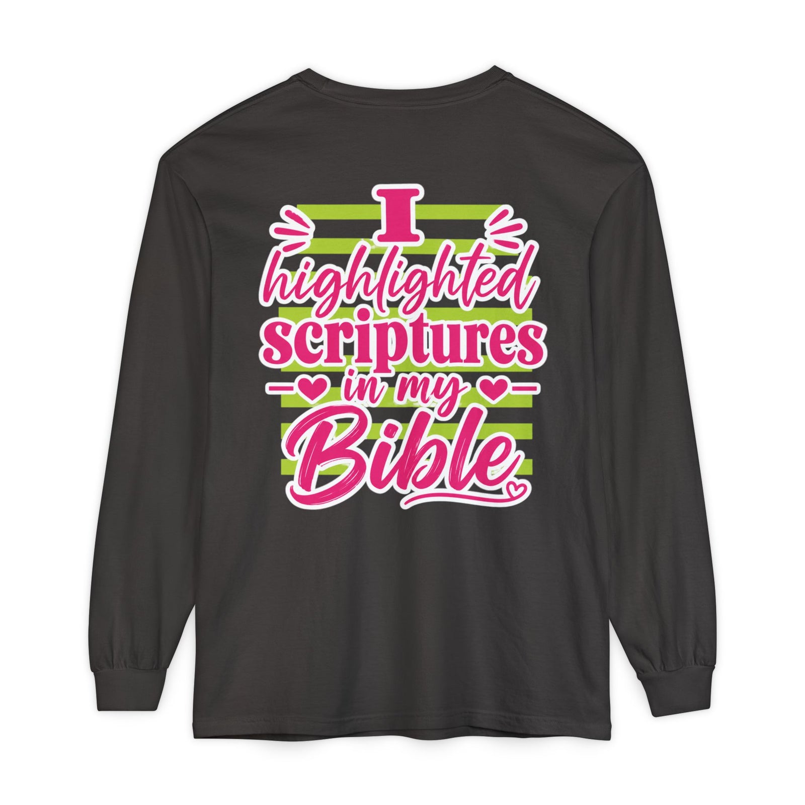 Unisex Garment-dyed Long Sleeve T-Shirt