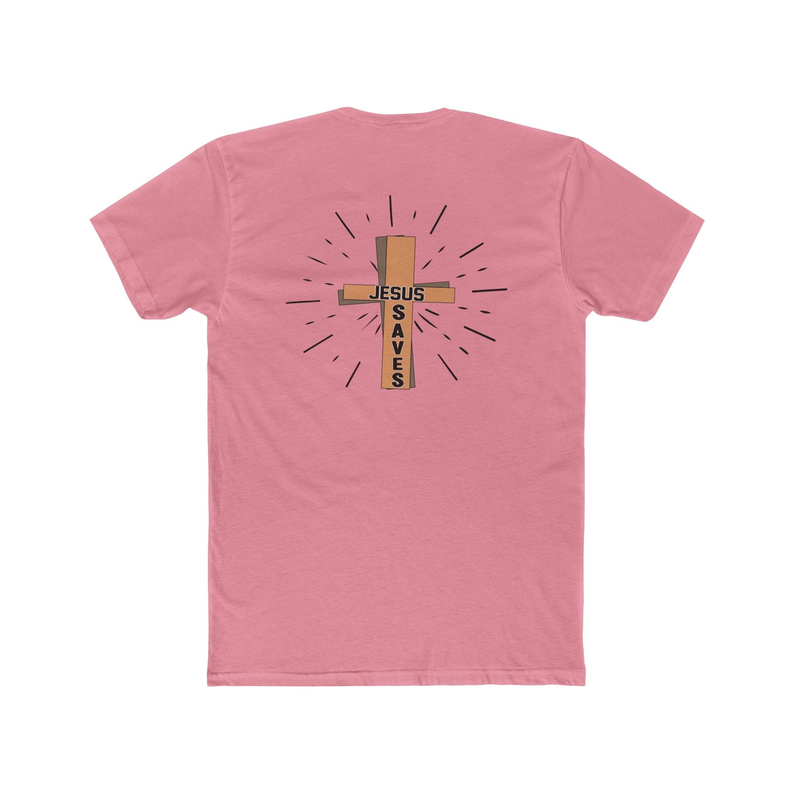 Jesus Saves Cross T‑Shirt — Christian Faith Tee