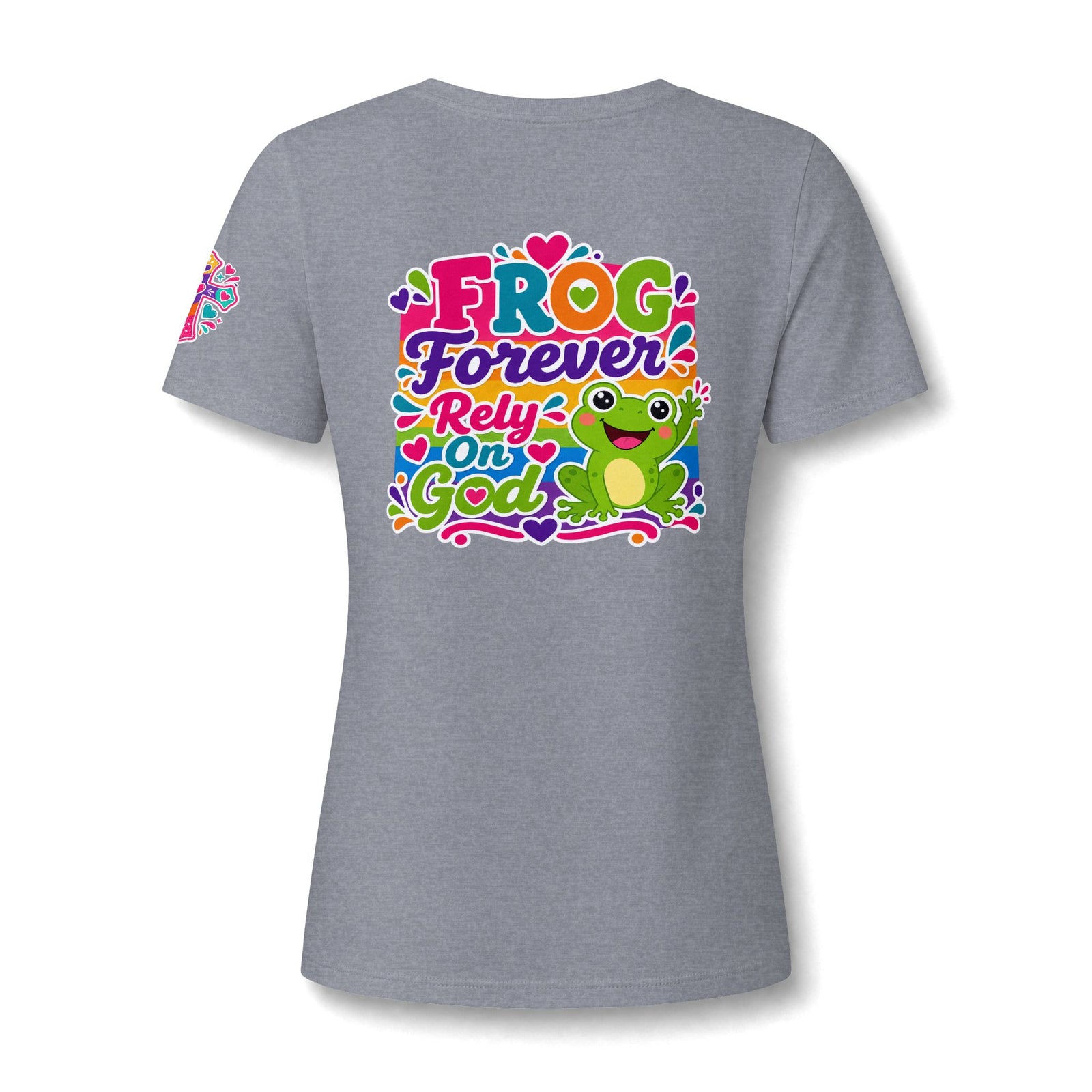 Women's Relaxed Heather CVC V-Neck Tee