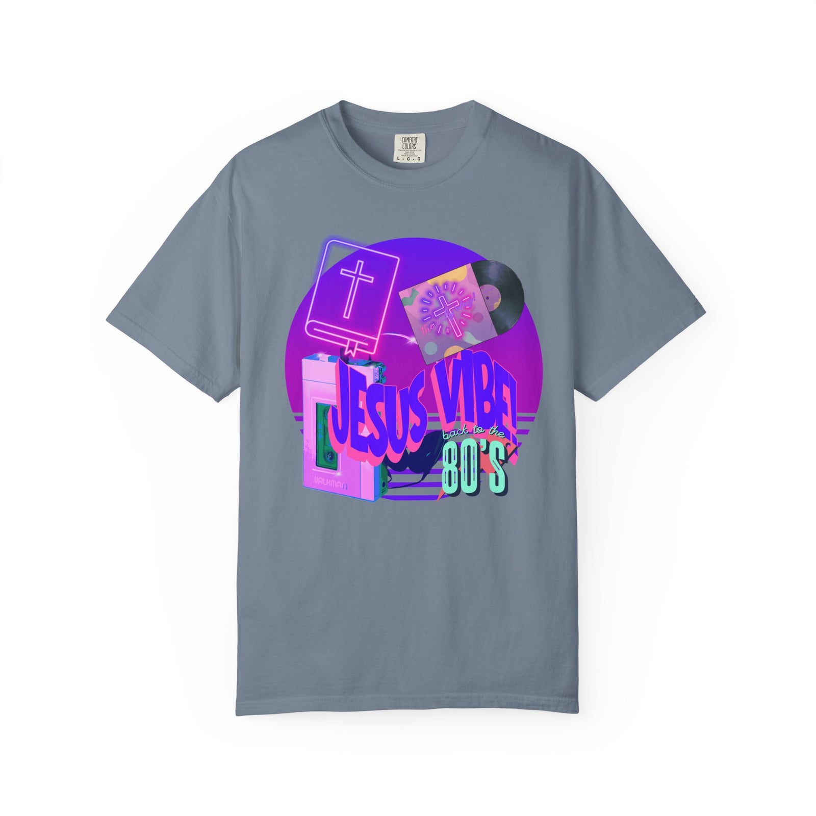 Jesus Vibe Tee — Retro Christian Graphic T-Shirt