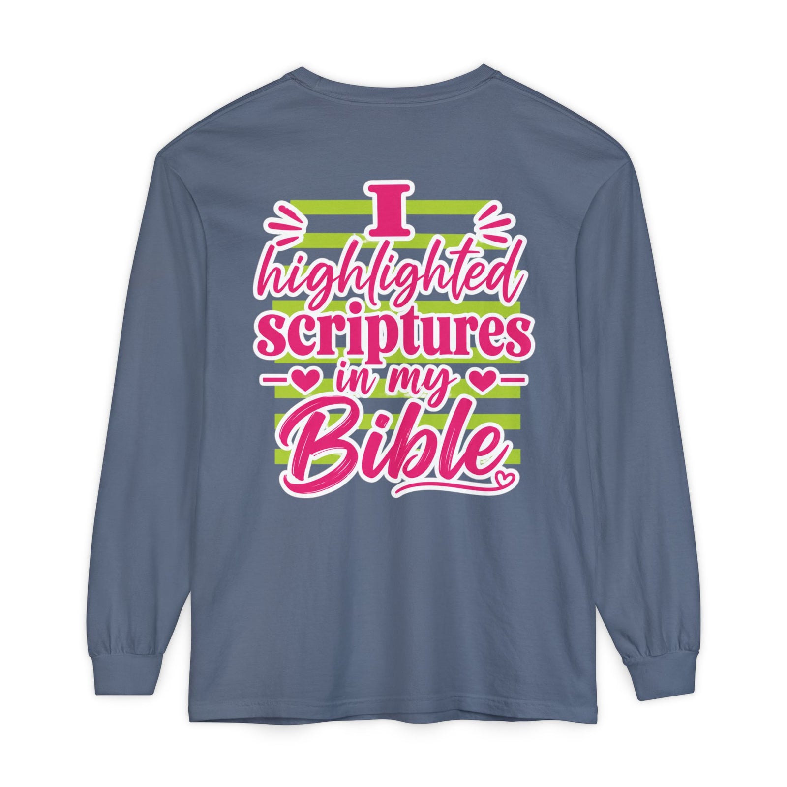 Unisex Garment-dyed Long Sleeve T-Shirt