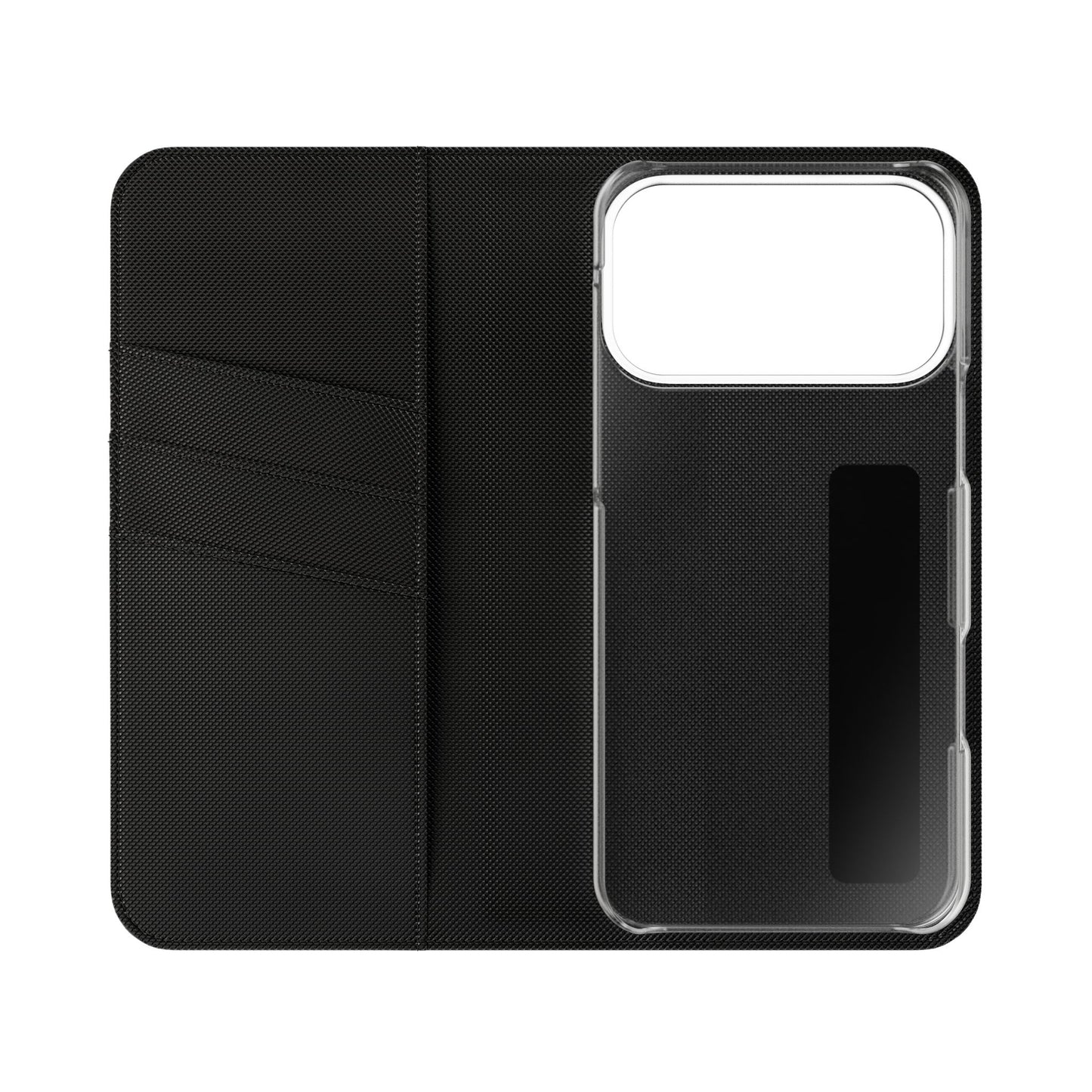 Christian Flip Phone Case — "Jesus Is My Lord and Savior" Purple Bow Plaid Wallet