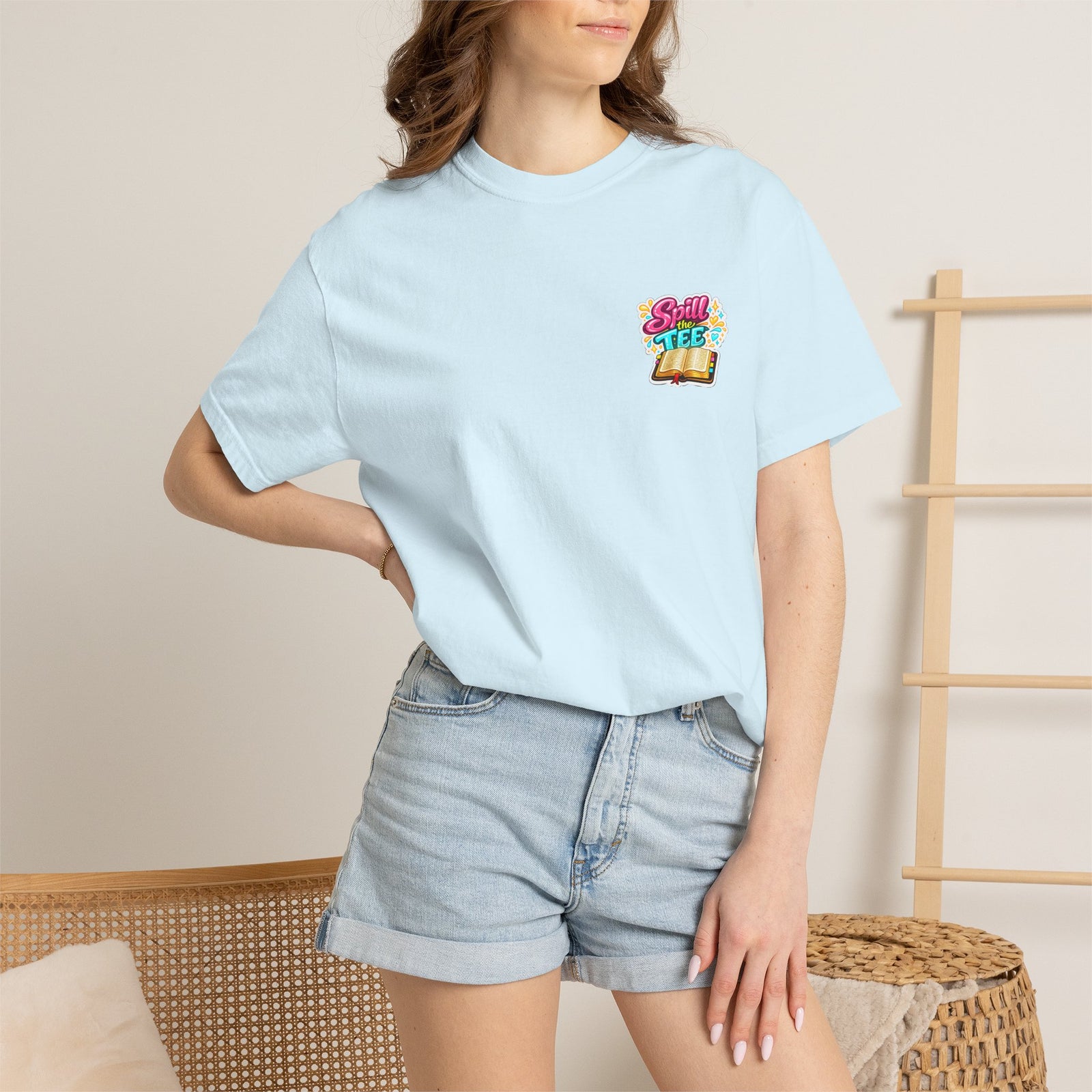 T-Shirt — “I Turn My Worries Into Prayers” Colorful Inspirational Tee