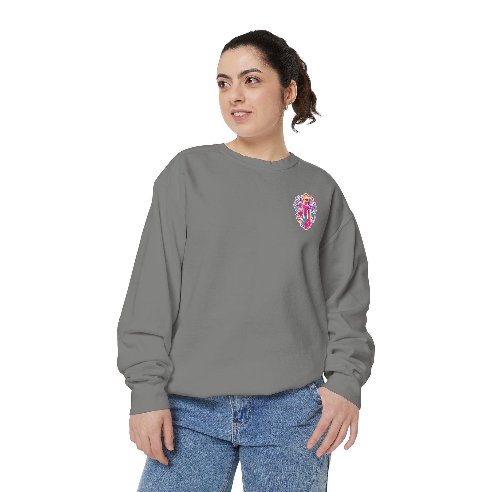 Worship Music Sweatshirt — "I Sing to Worship Music Loud in My Car" Crewneck