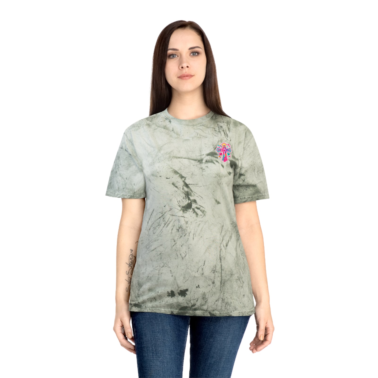 Christian Tie-Dye T-Shirt — "I Read the Word Before I'm Challenged by the World"