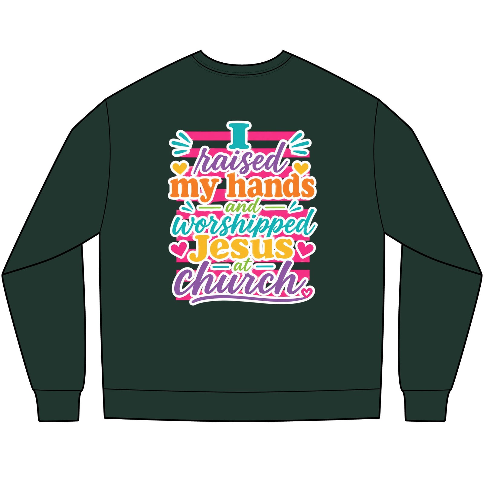 Long Sleeve Tee — Colorful Faith Shirt