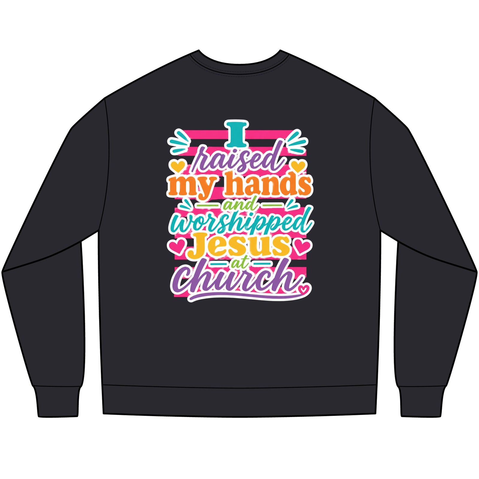 Long Sleeve Tee — Colorful Faith Shirt