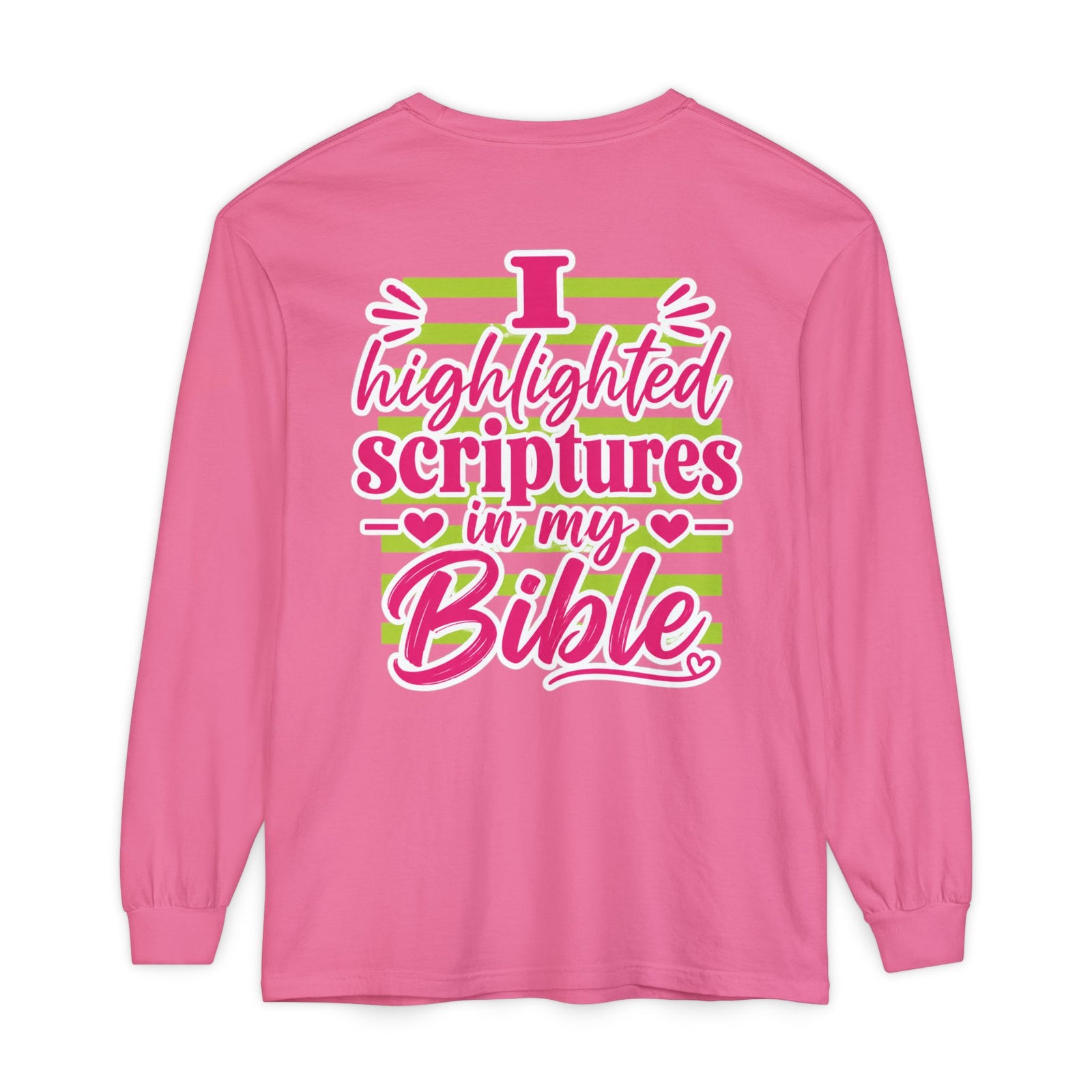 Unisex Garment-dyed Long Sleeve T-Shirt