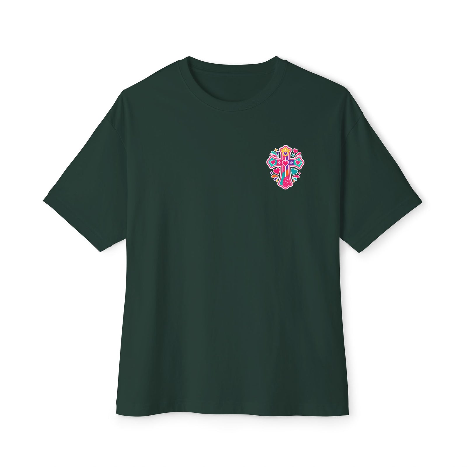 Church Praise T-Shirt — "I’m the One on the Front Row at Church" Colorful Worship Tee