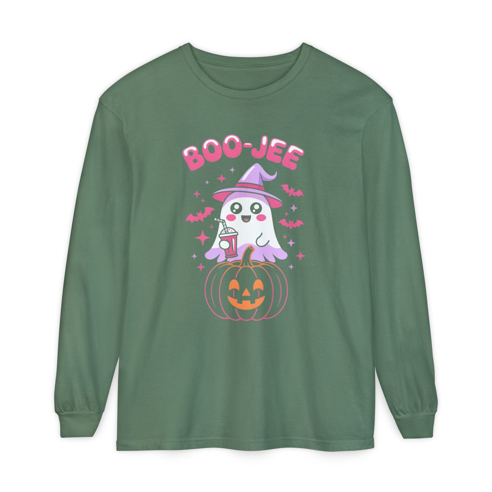 Halloween Ghost Long Sleeve Tee