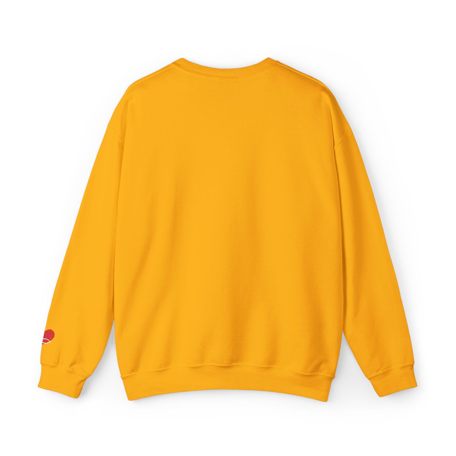 Crewneck Sweatshirt — 'AGAIN NEVER' Floral Text Design, White Cozy Pullover