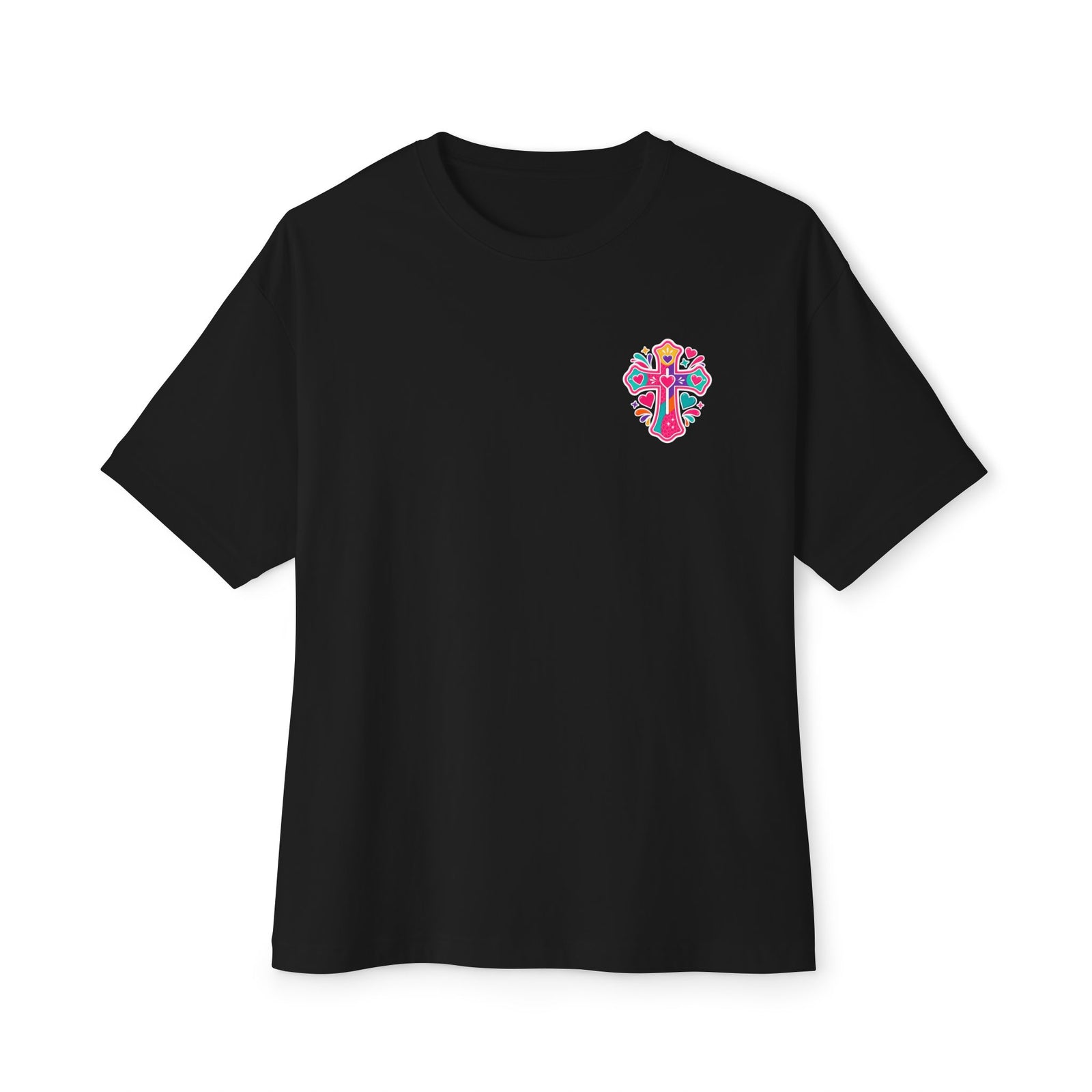 Church Praise T-Shirt — "I’m the One on the Front Row at Church" Colorful Worship Tee
