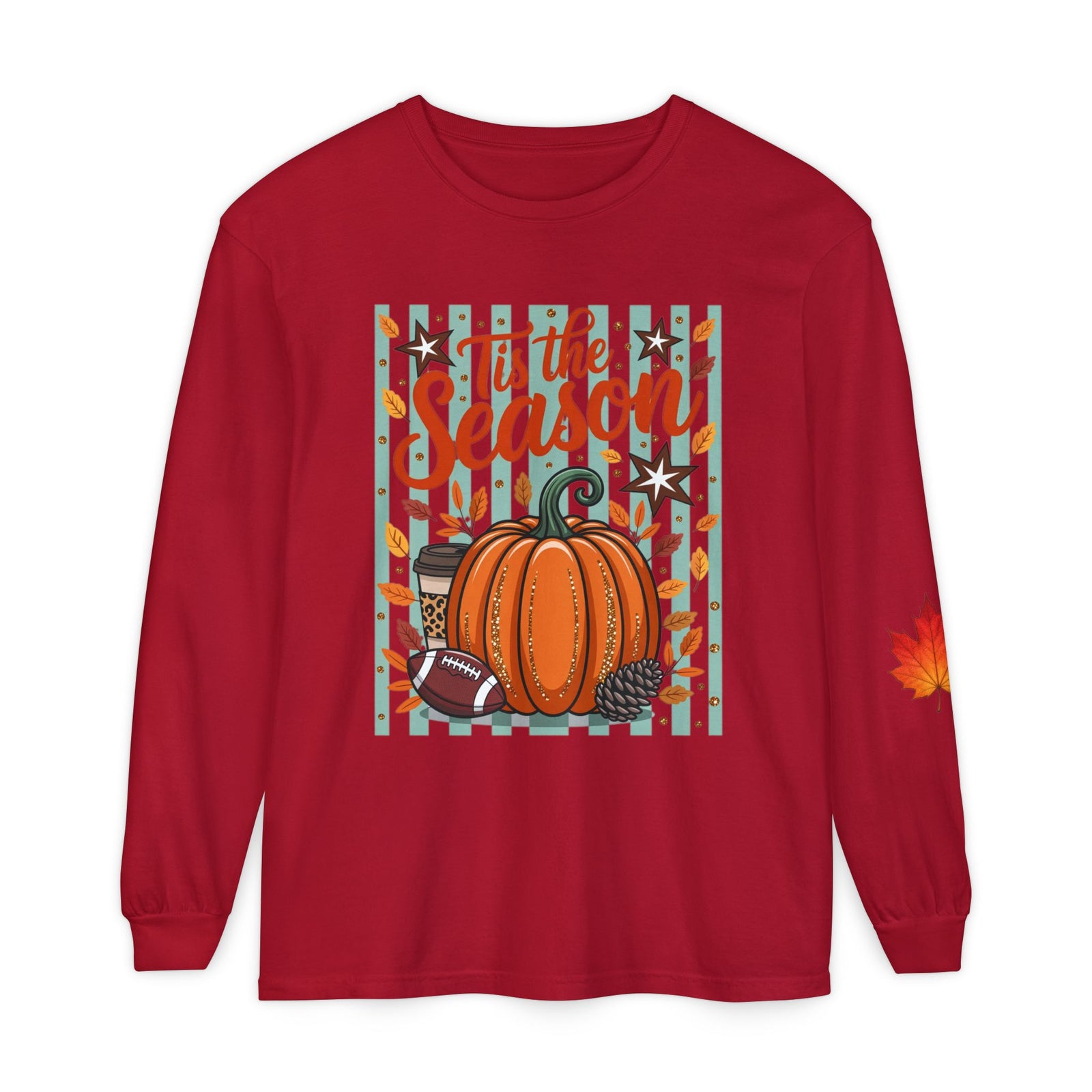 'Tis the Season Pumpkin Fall Long Sleeve Tee