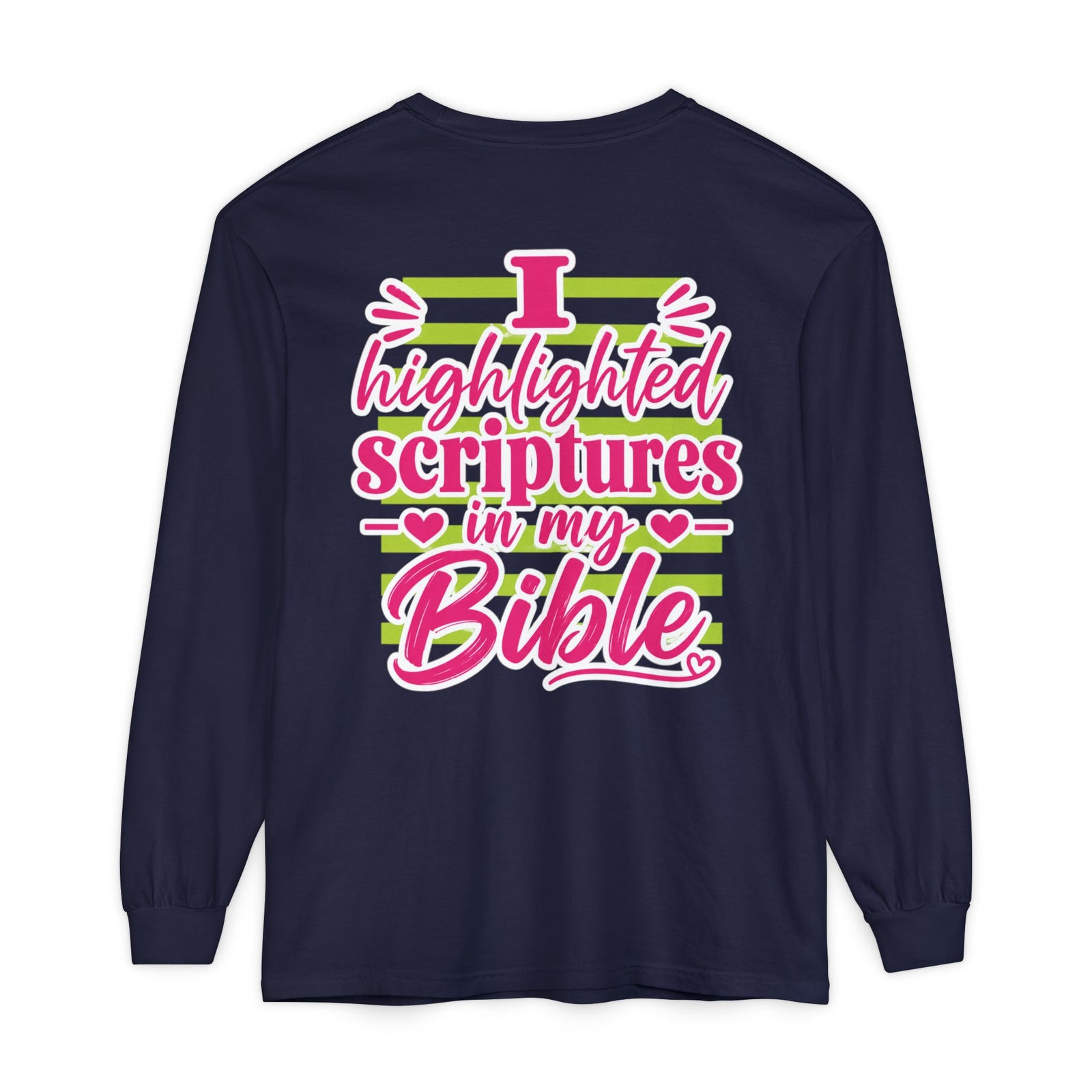 Unisex Garment-dyed Long Sleeve T-Shirt