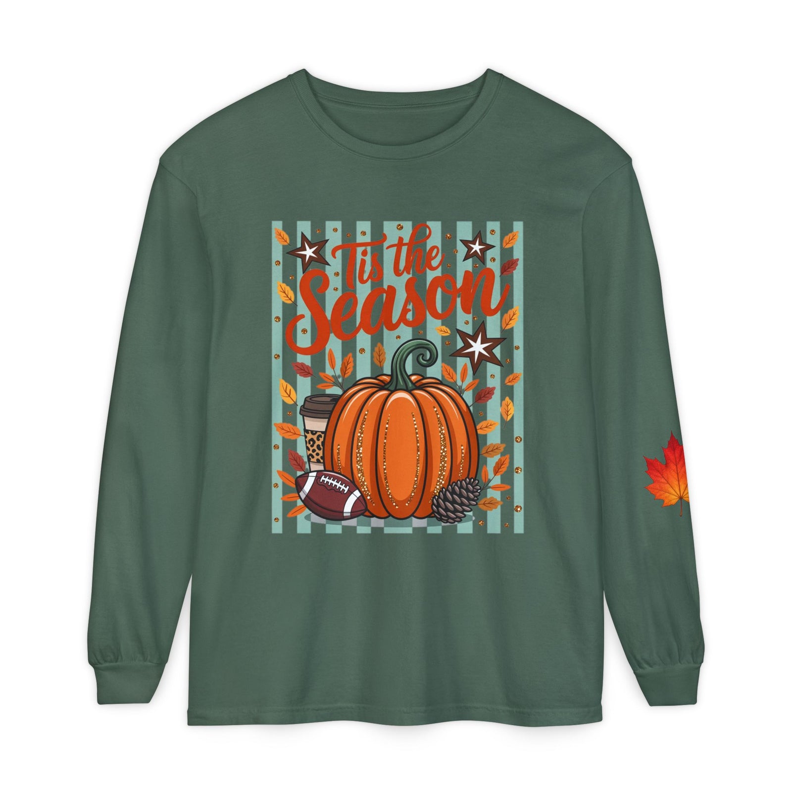 'Tis the Season Pumpkin Fall Long Sleeve Tee