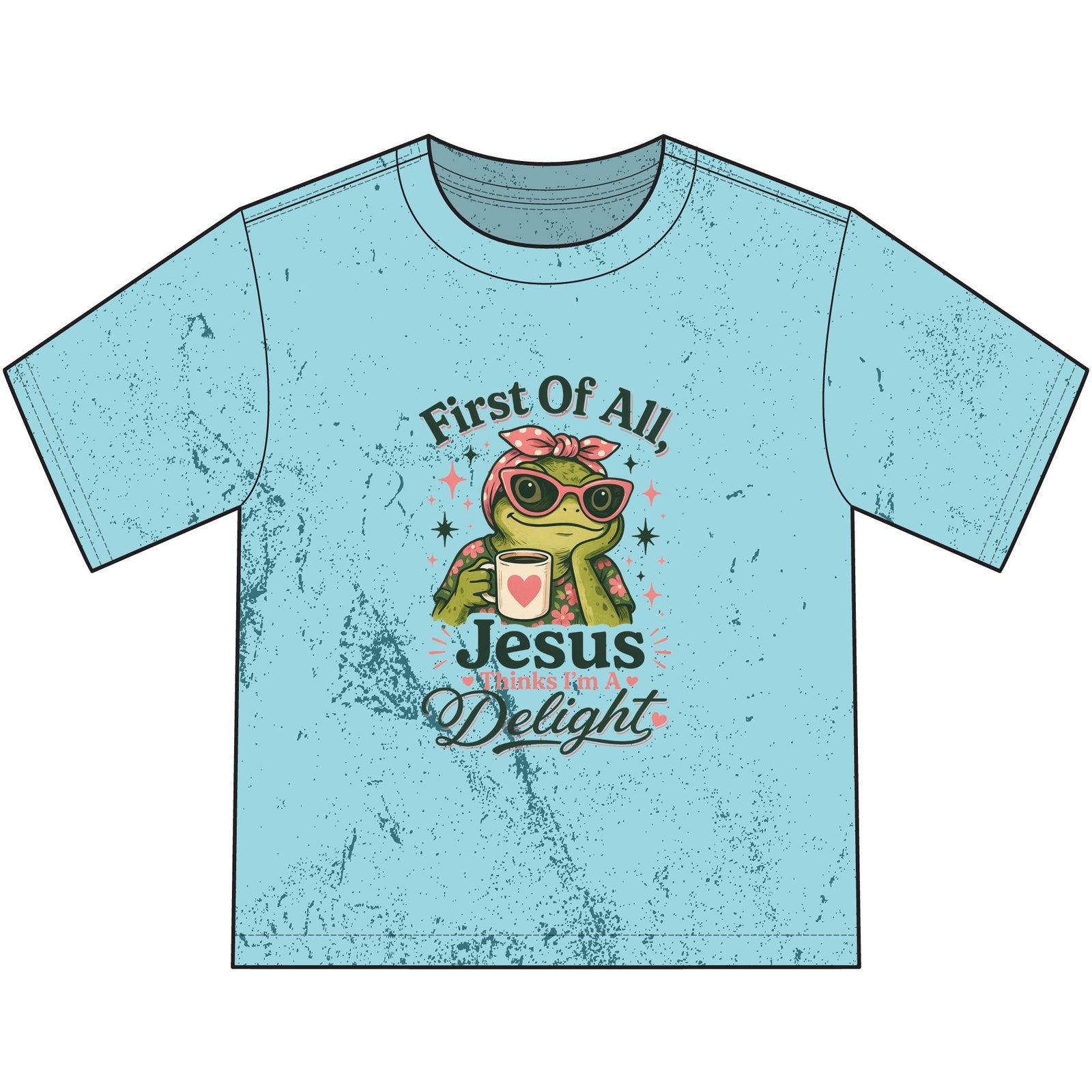 Kids "First Of All Jesus Thinks I’m A Delight" Frog T-Shirt