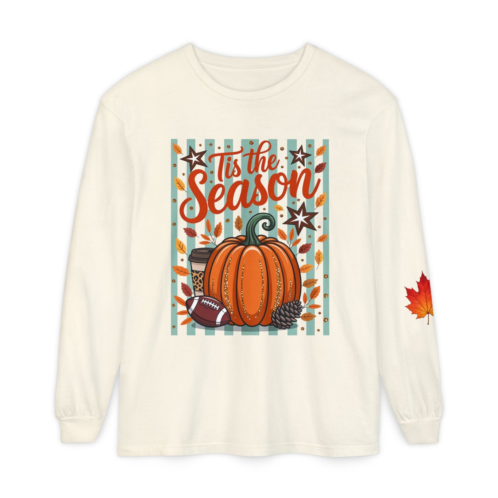 'Tis the Season Pumpkin Fall Long Sleeve Tee