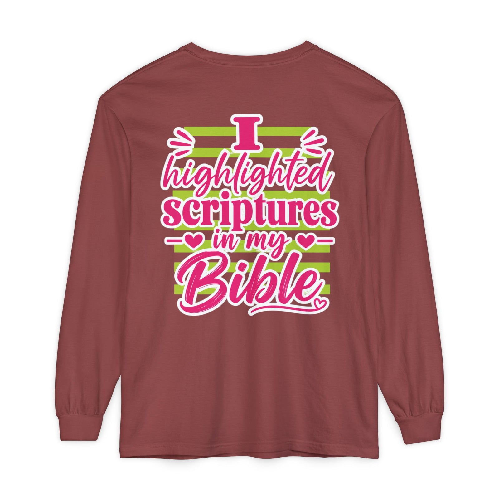 Unisex Garment-dyed Long Sleeve T-Shirt