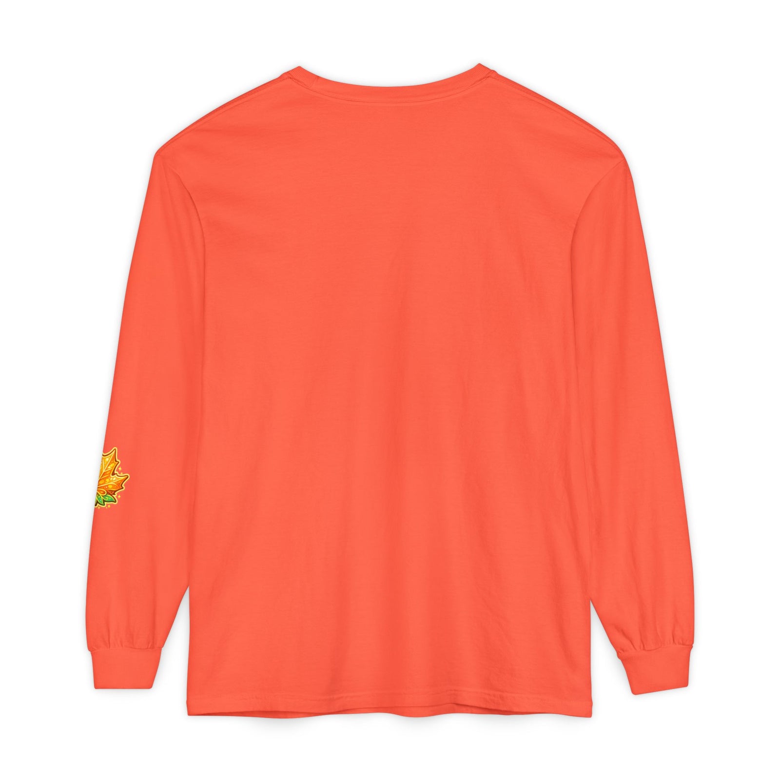 Autumn Pumpkin Bow Long Sleeve Tee