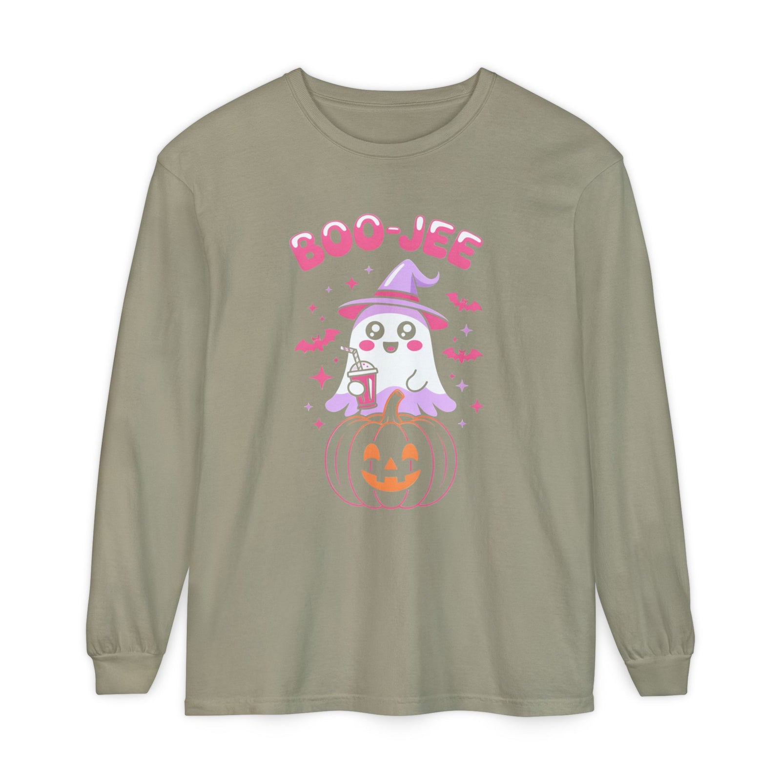 Halloween Ghost Long Sleeve Tee