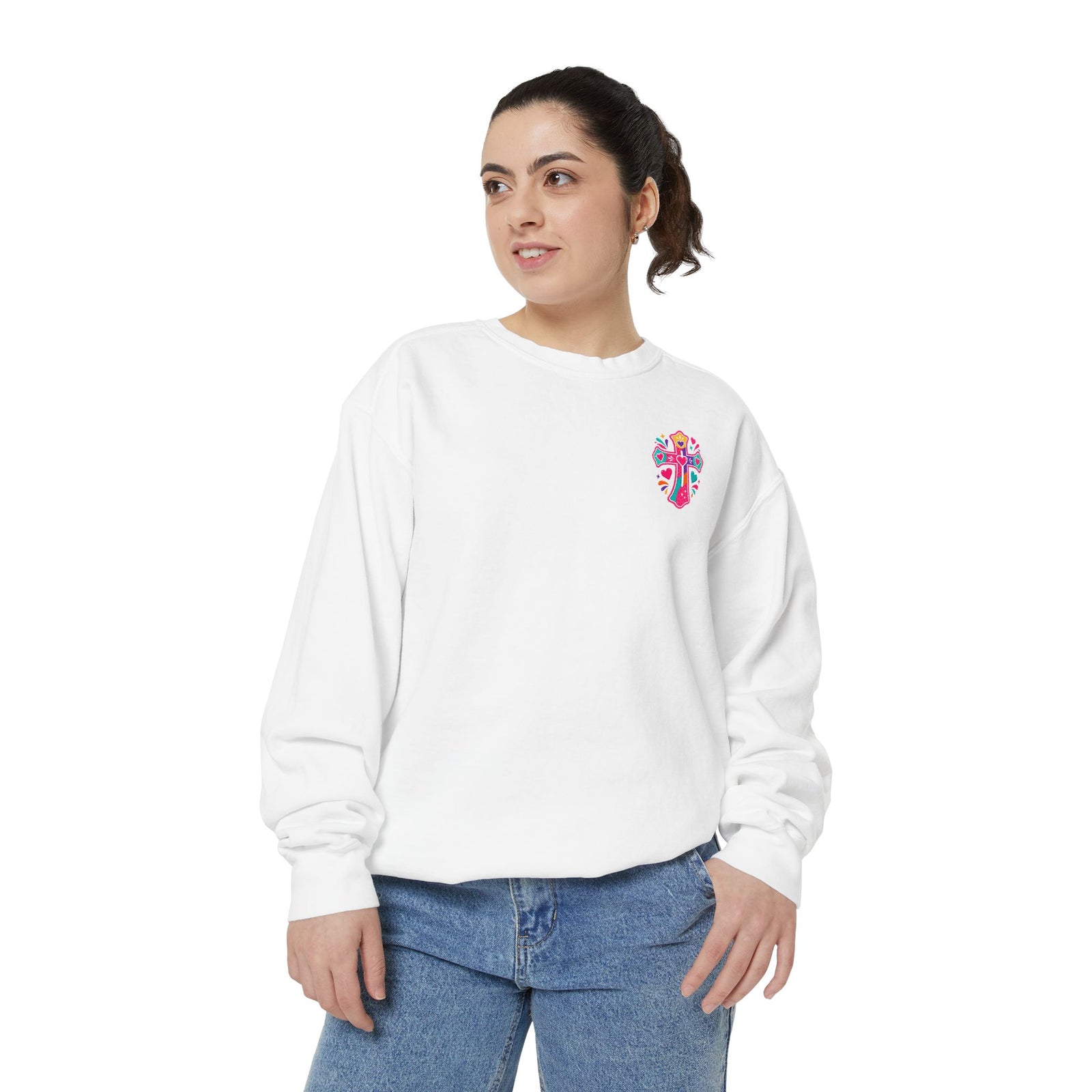 Worship Music Sweatshirt — "I Sing to Worship Music Loud in My Car" Crewneck