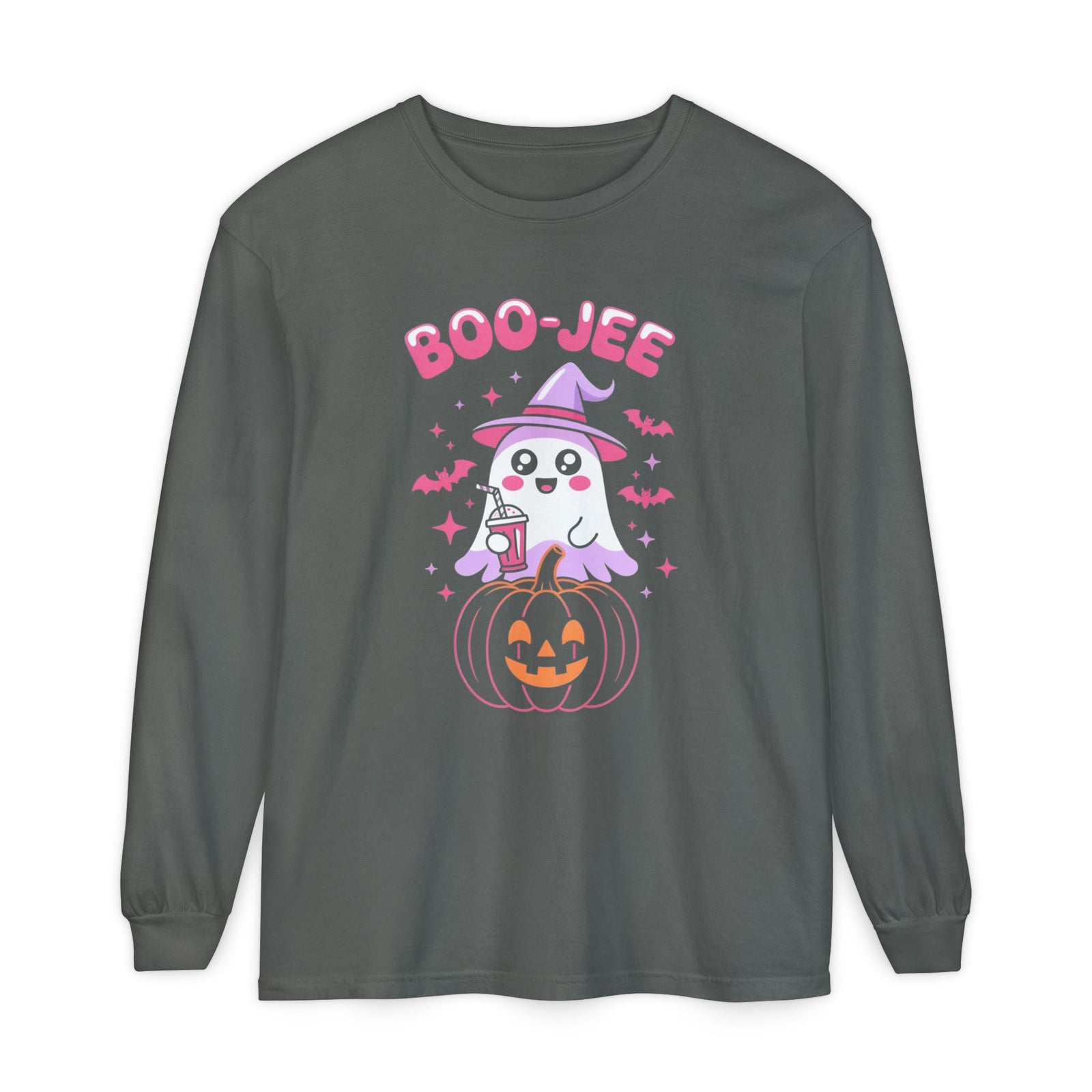 Halloween Ghost Long Sleeve Tee