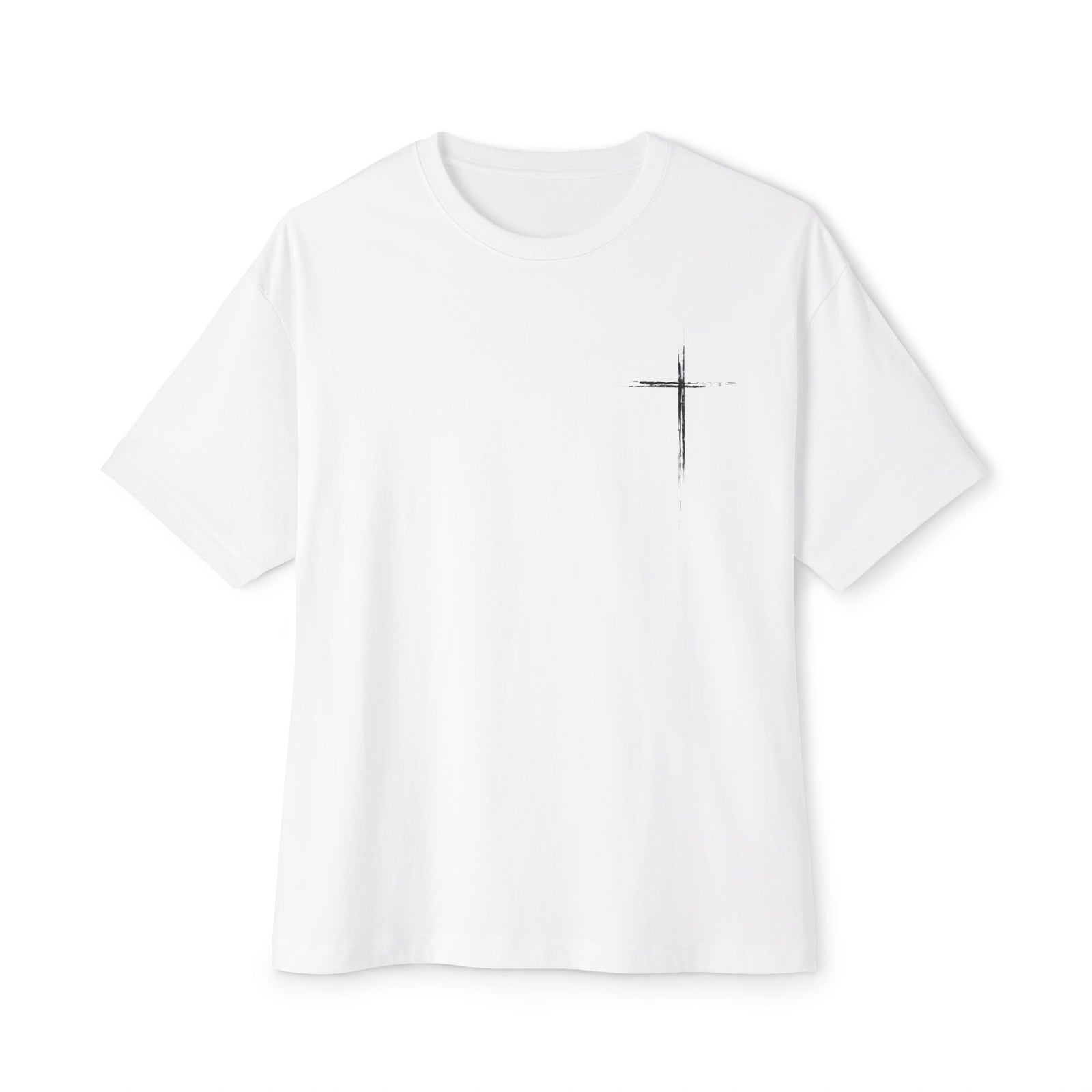 5G Connection with God Oversized Tee — Christian Graphic Boxy T-Shirt