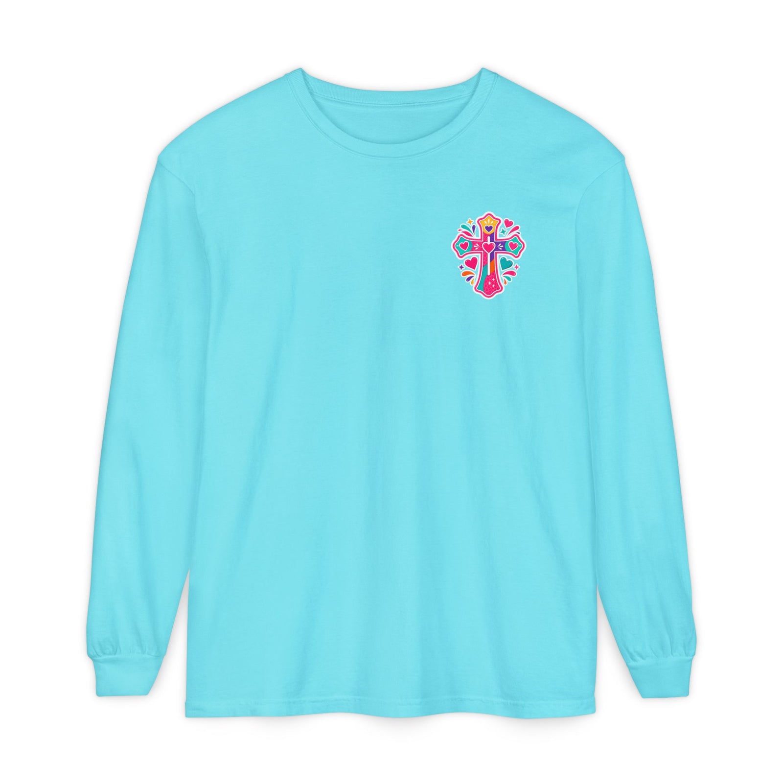 Unisex Garment-dyed Long Sleeve T-Shirt