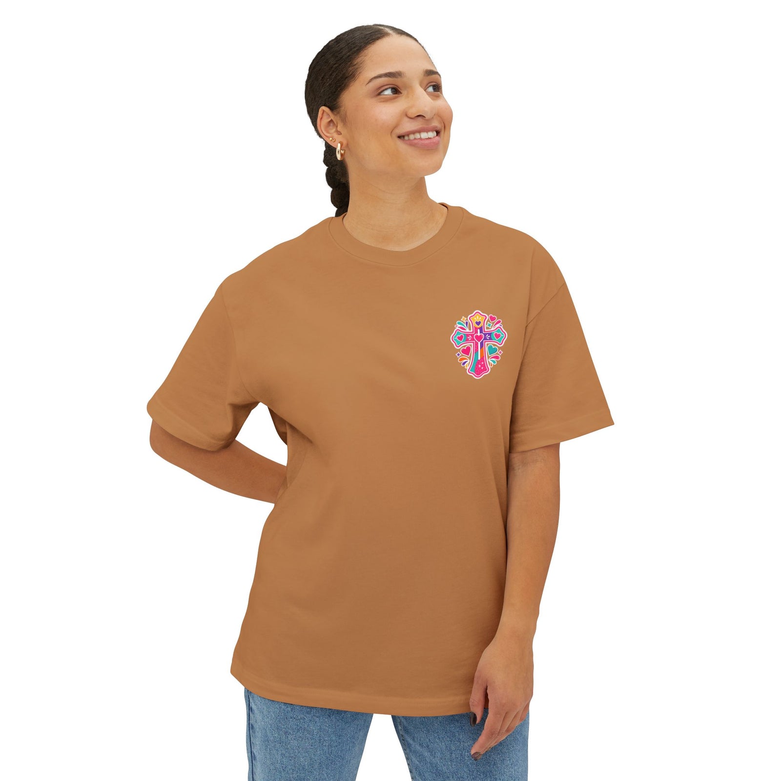 Church Praise T-Shirt — "I’m the One on the Front Row at Church" Colorful Worship Tee