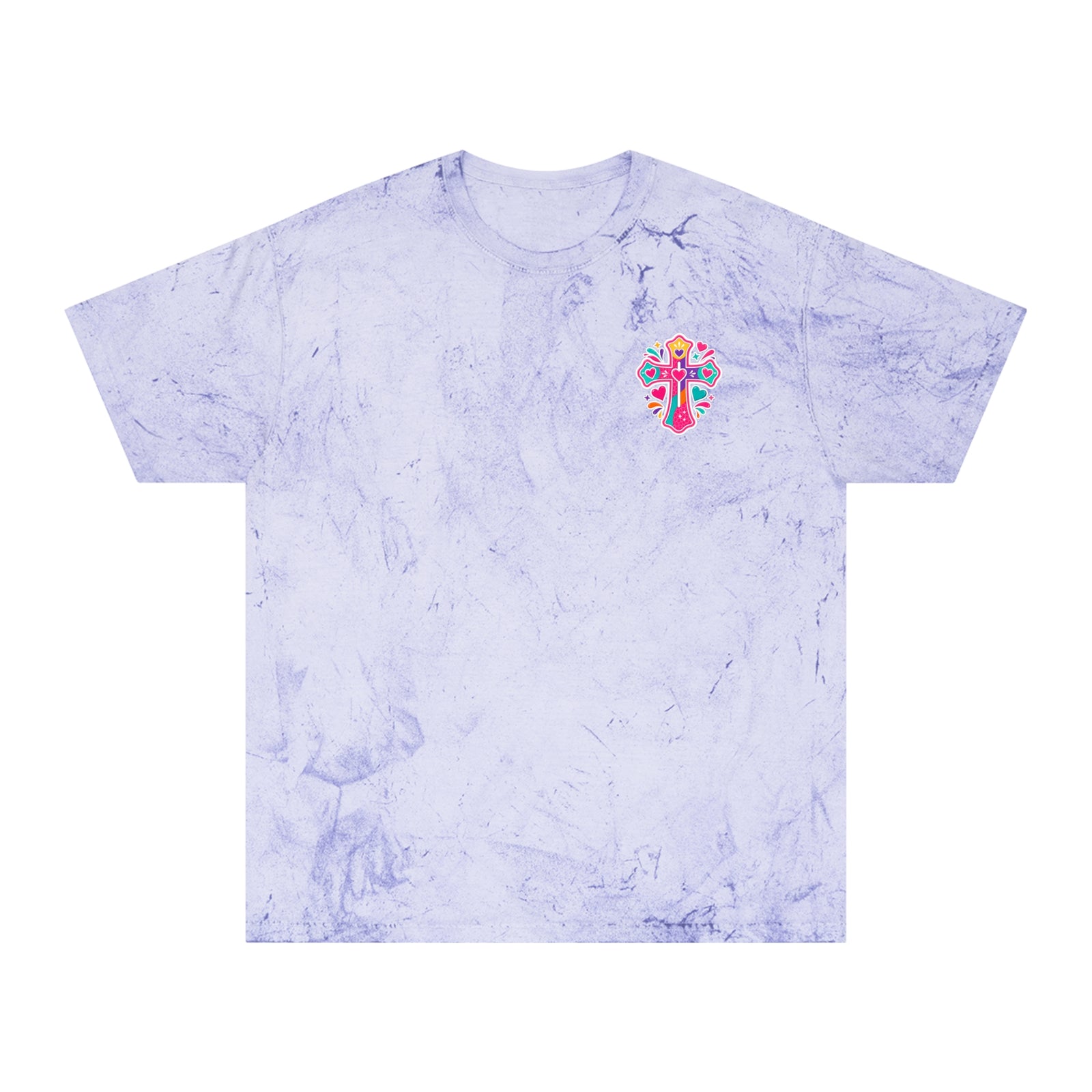 Christian Tie-Dye T-Shirt — “My Bible is Open and My Heart is Ready” Colorful Faith Tee