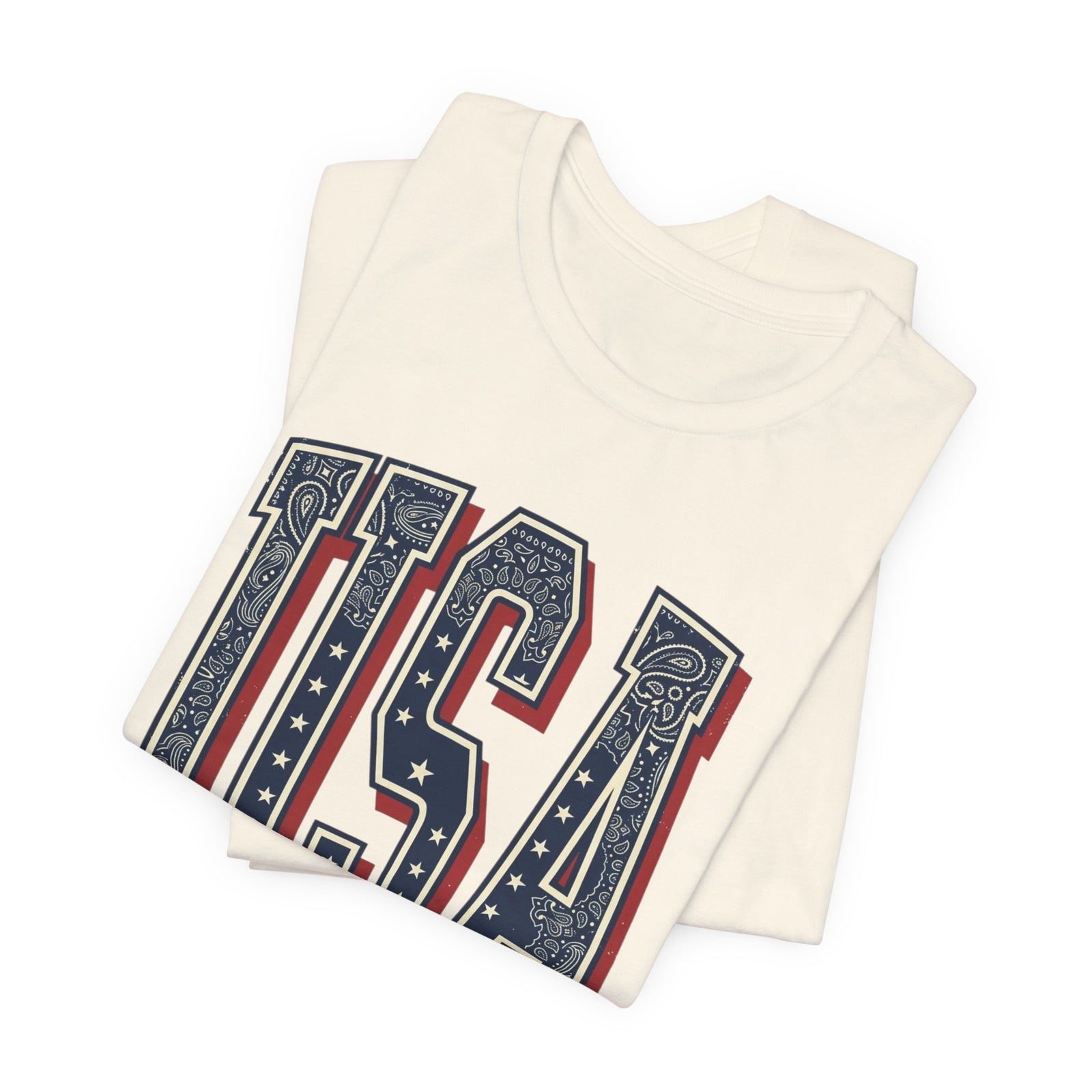 Vintage USA Graphic Tee | 4th of July Americana Stars & Stripes