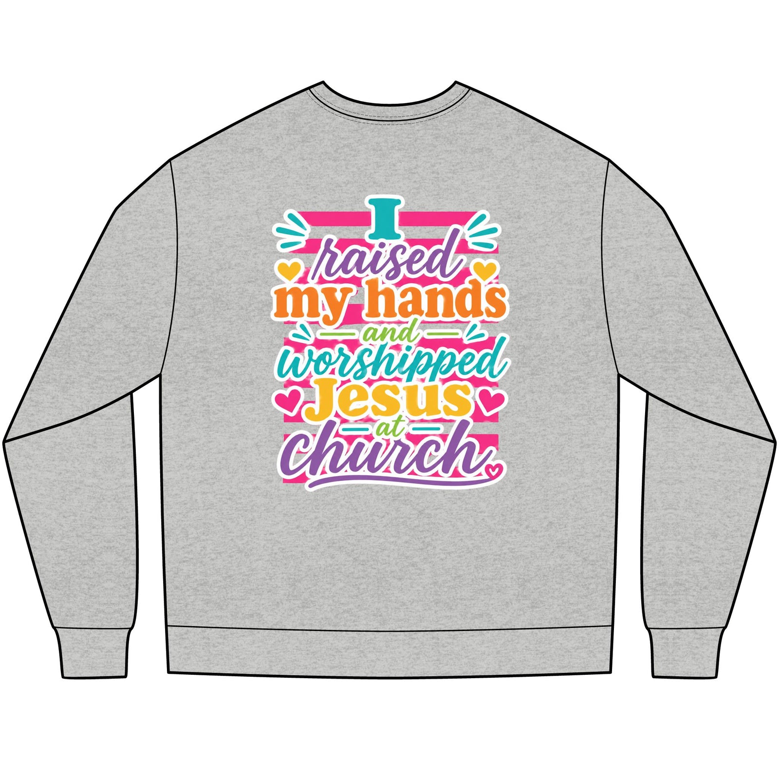 Long Sleeve Tee — Colorful Faith Shirt