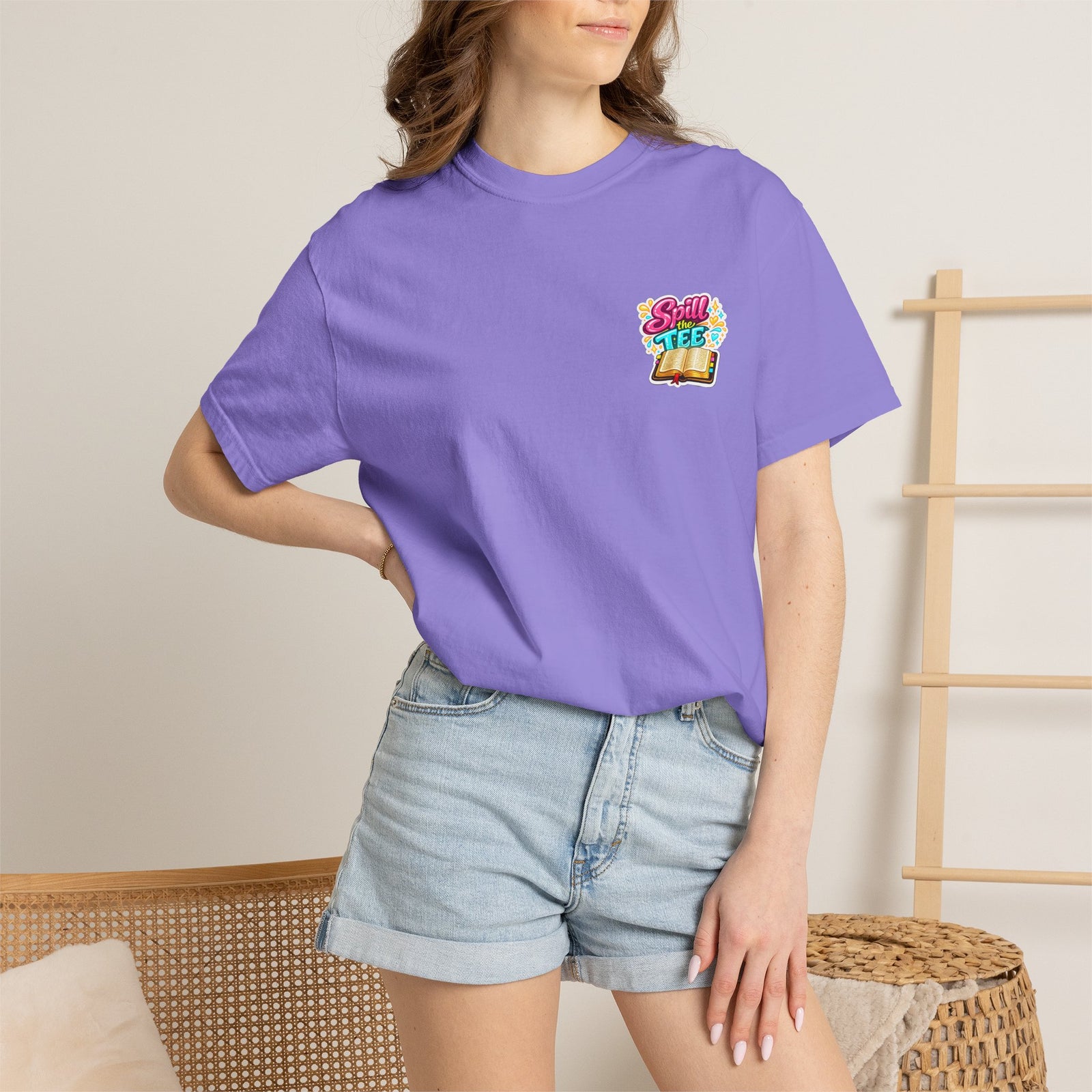 T-Shirt — “I Turn My Worries Into Prayers” Colorful Inspirational Tee