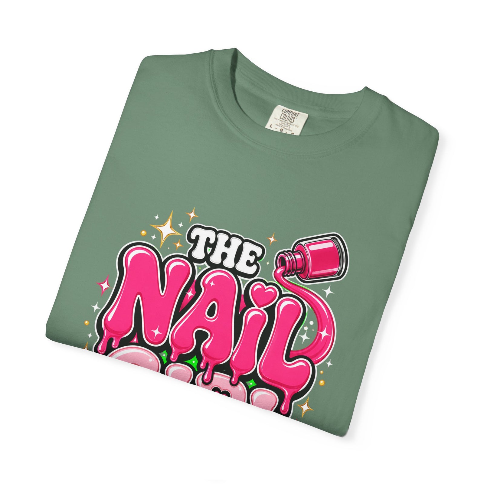 The Nail Girl T-Shirt — Polishing Nails, Praising Jesus Graphic Tee