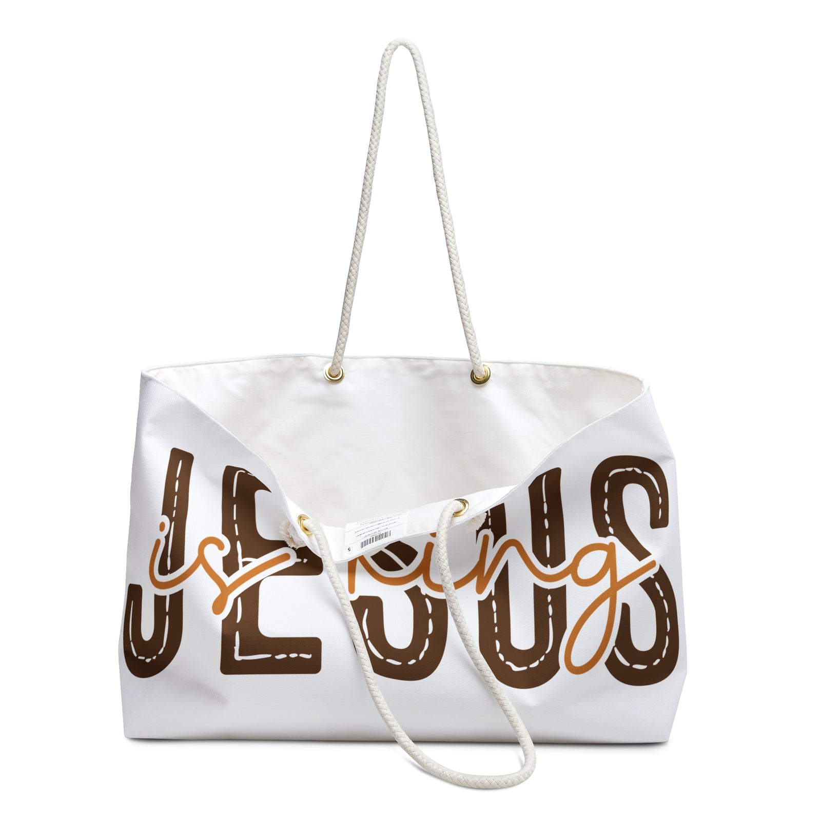 Jesus is King Weekender Bag – Christian Weekend Travel Tote