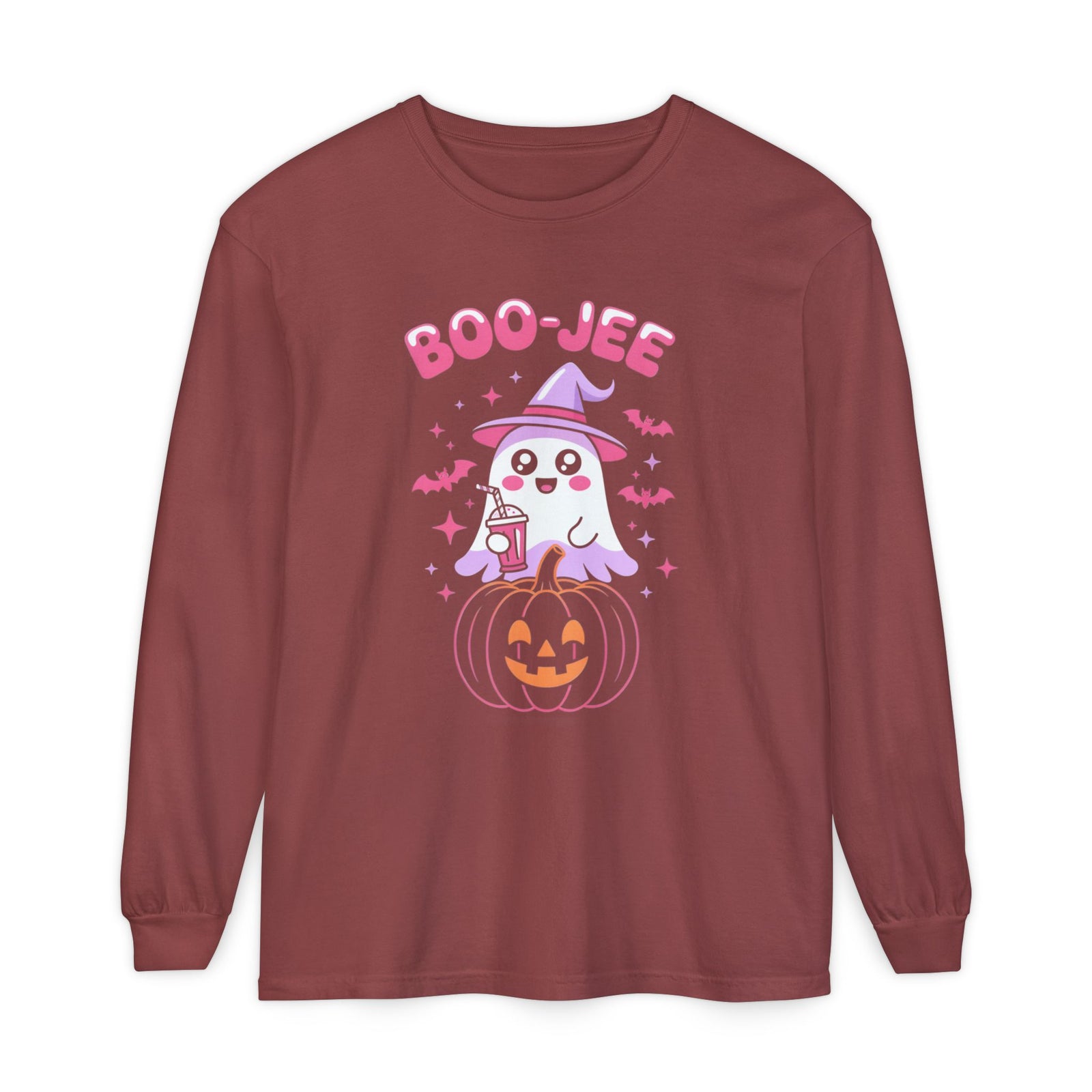 Halloween Ghost Long Sleeve Tee