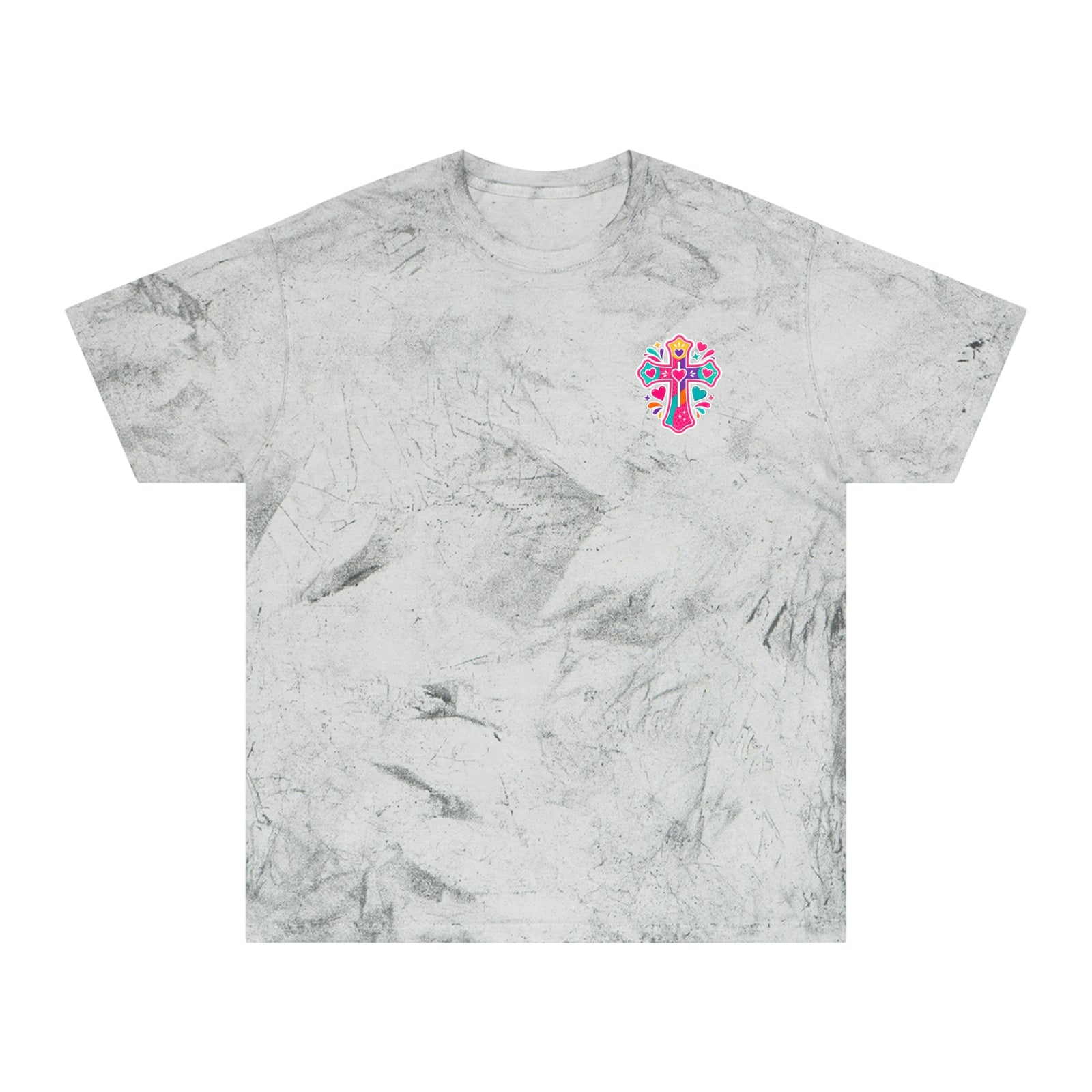Christian Tie-Dye T-Shirt — “My Bible is Open and My Heart is Ready” Colorful Faith Tee
