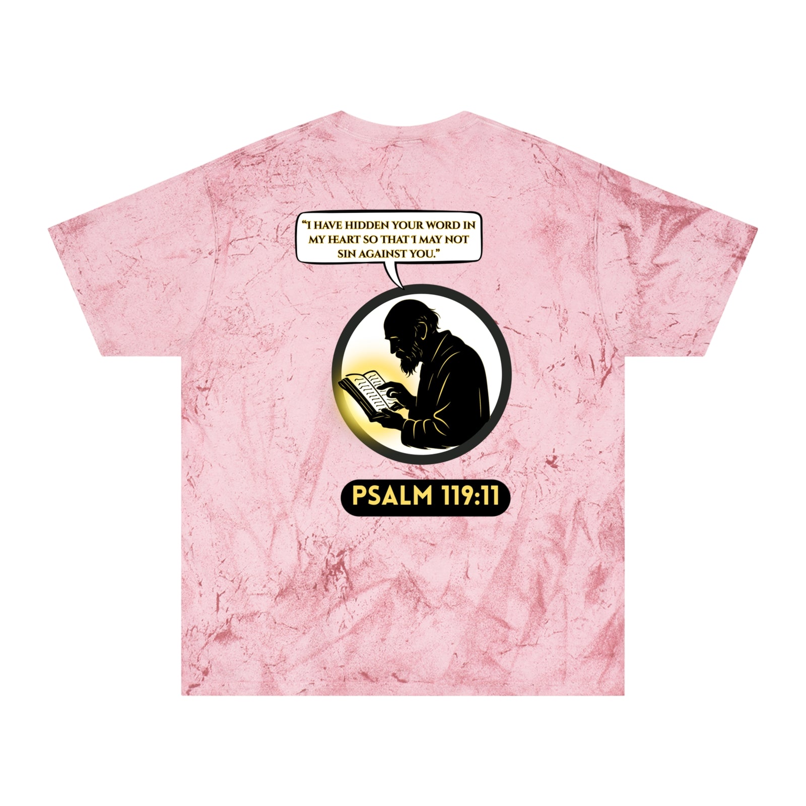 Psalm 119:11 Tie-Dye T-Shirt — Christian Prayer Graphic Tee