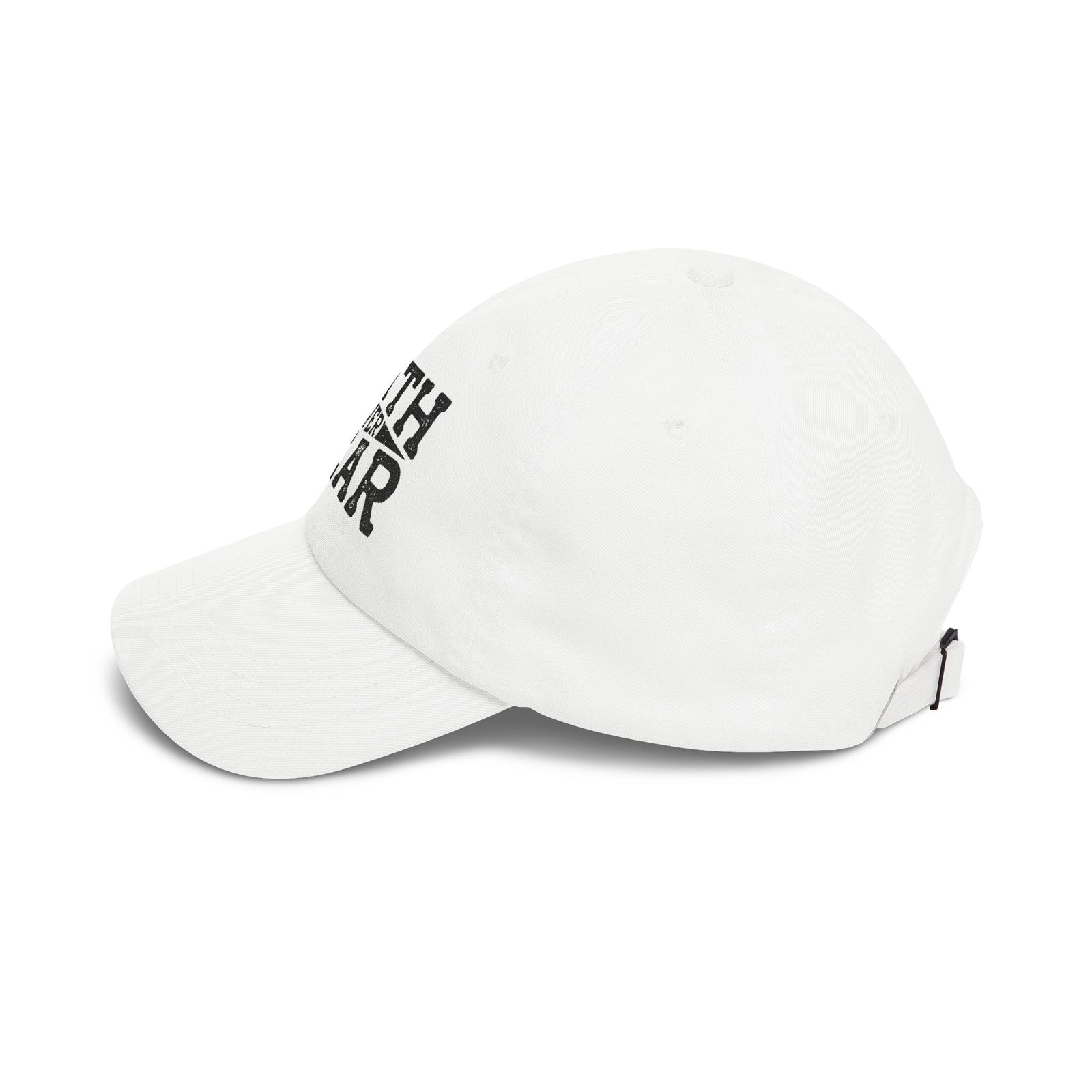 Faith Over Fear Dad Cap — Embroidered Inspirational Baseball Hat